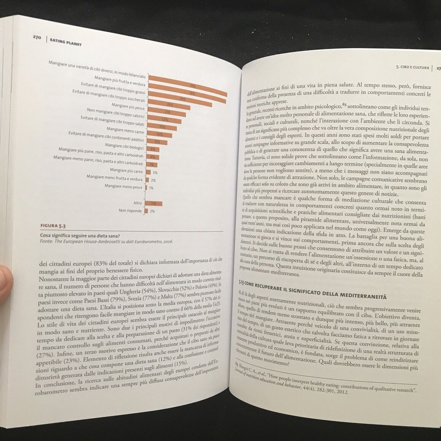 EATING PLANET, cibo e sostenibilità, Barilla center food &nutrition AMBIENTE ED.