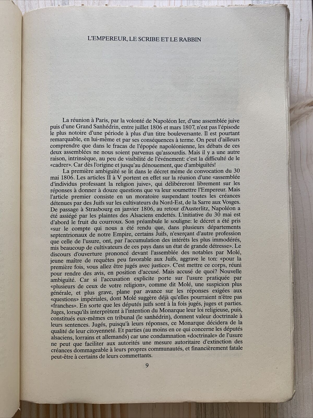 NAPOLEONE E GLI EBREI - analisi,  Atti dell'Assemblea degli Israeliti di Parigi#
