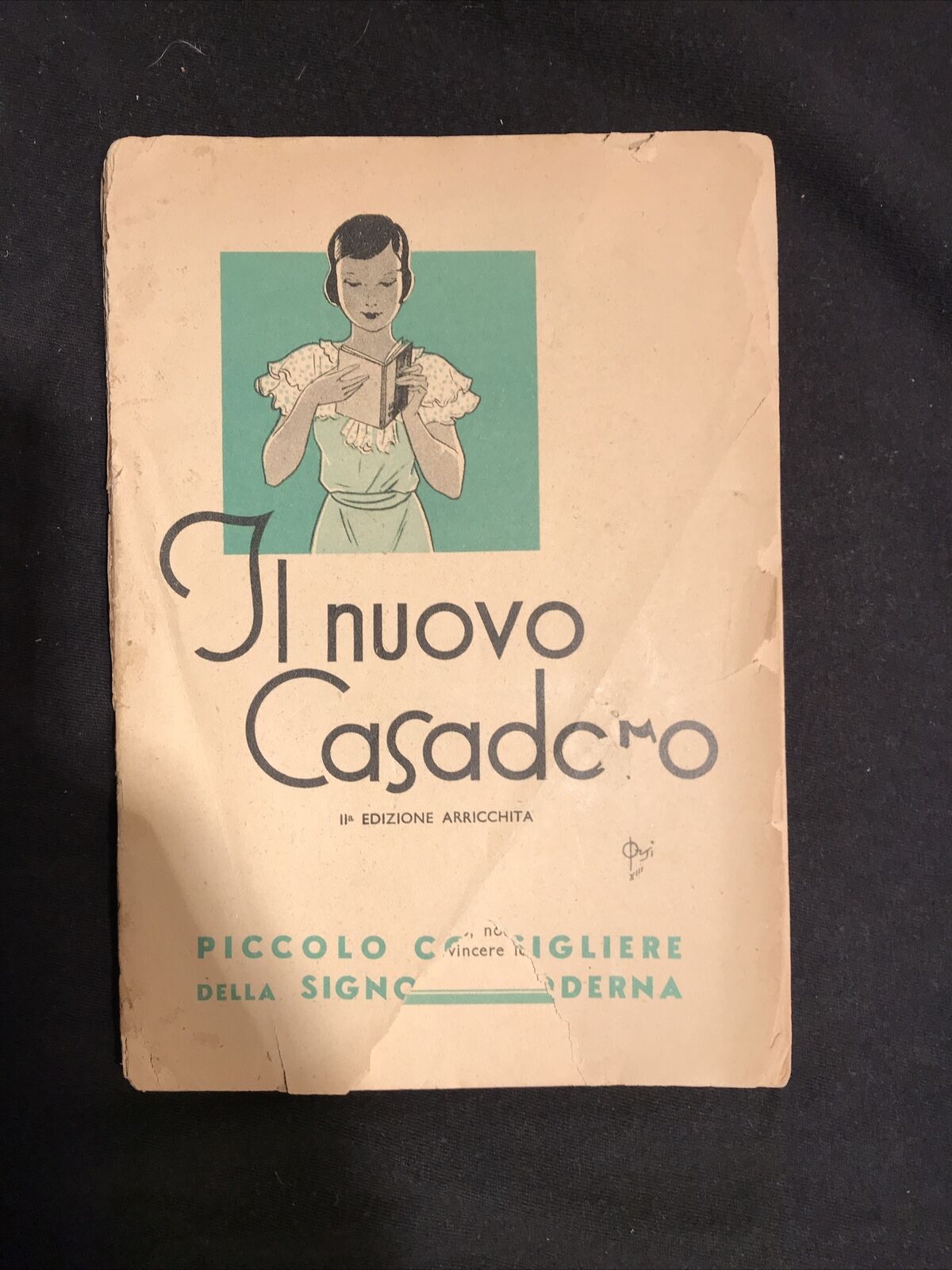 Il nuovo Casadoro Piccolo consigliere della signora moderna 1938 RICETTE CUCINA