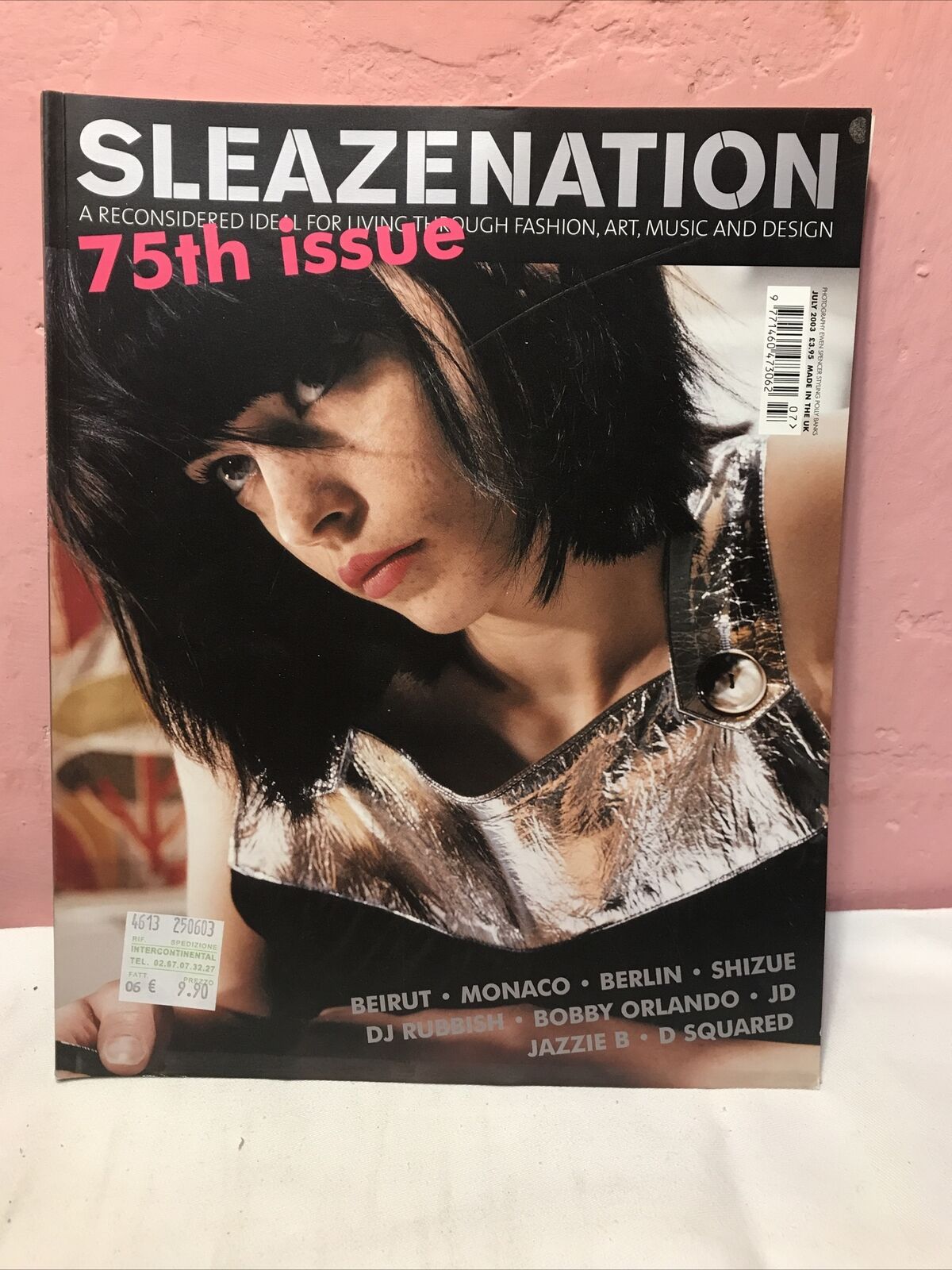 Sleazenation July 2003 DJ RUBBISH,BOBBY ORLANDO,JD,JAZZIE B,D SQUARED,J. PERETTI