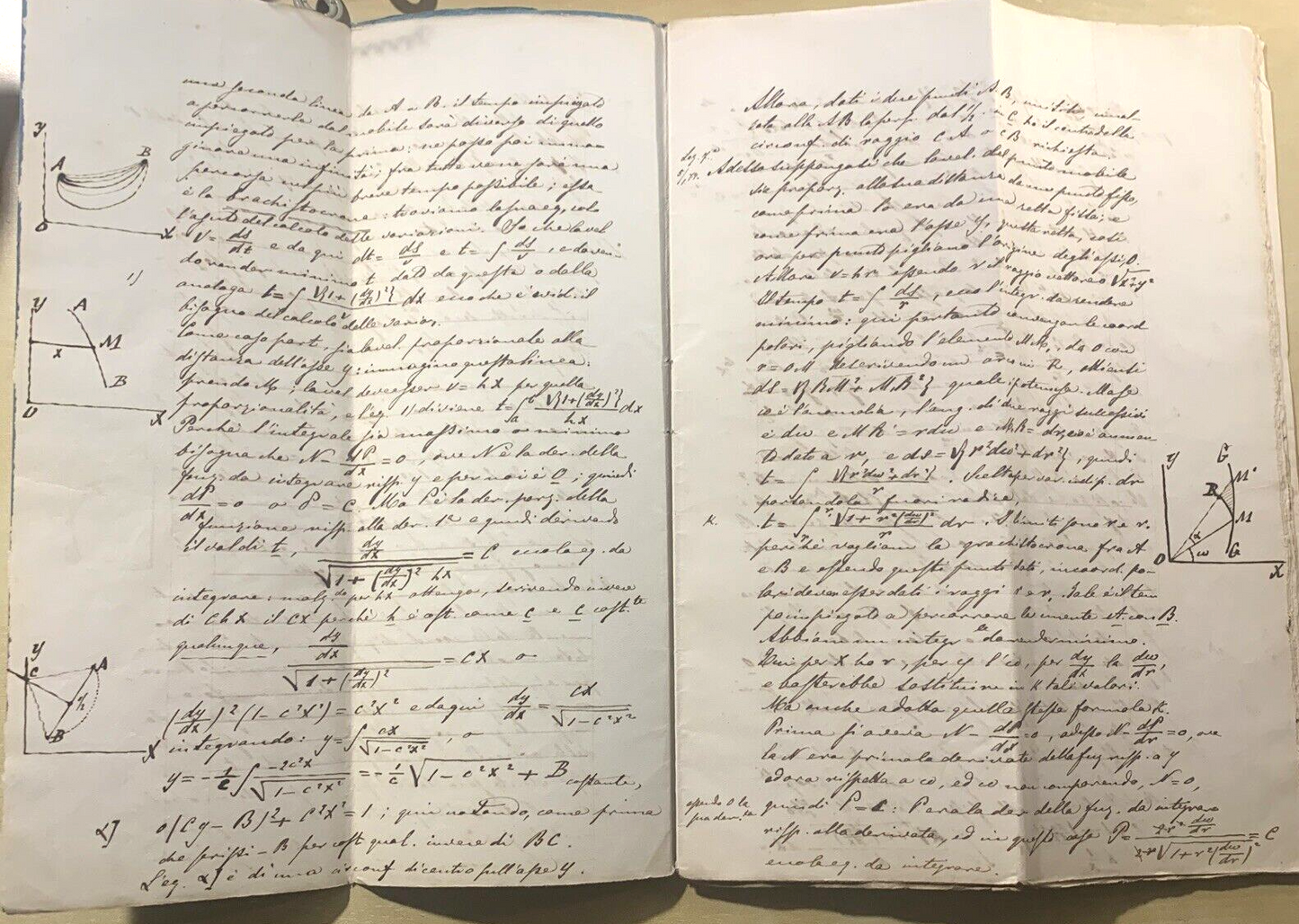 Antico Manoscritto Università di Pavia 1876, Meccanica Razionale, Carlo Formenti