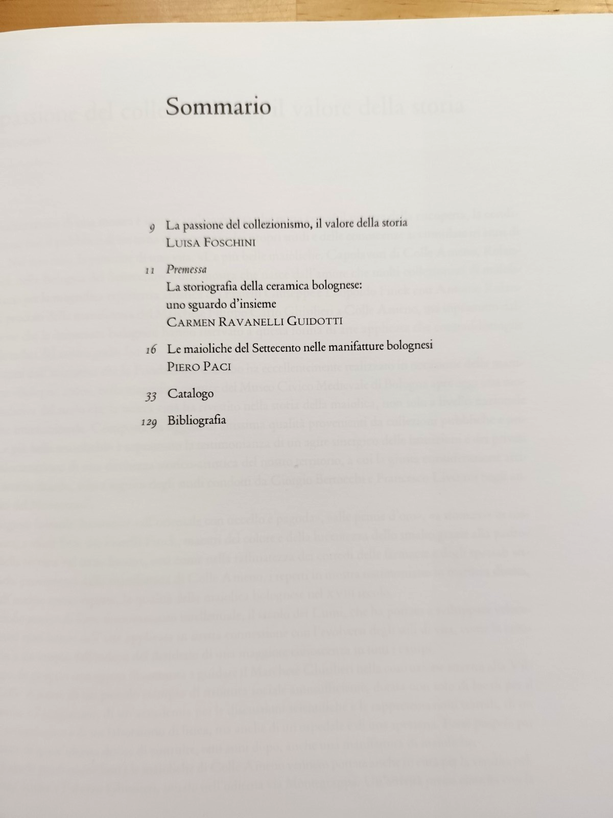 Le più belle maioliche - Capolavori di colle Ameno, Rolandi Finck nella Bologna