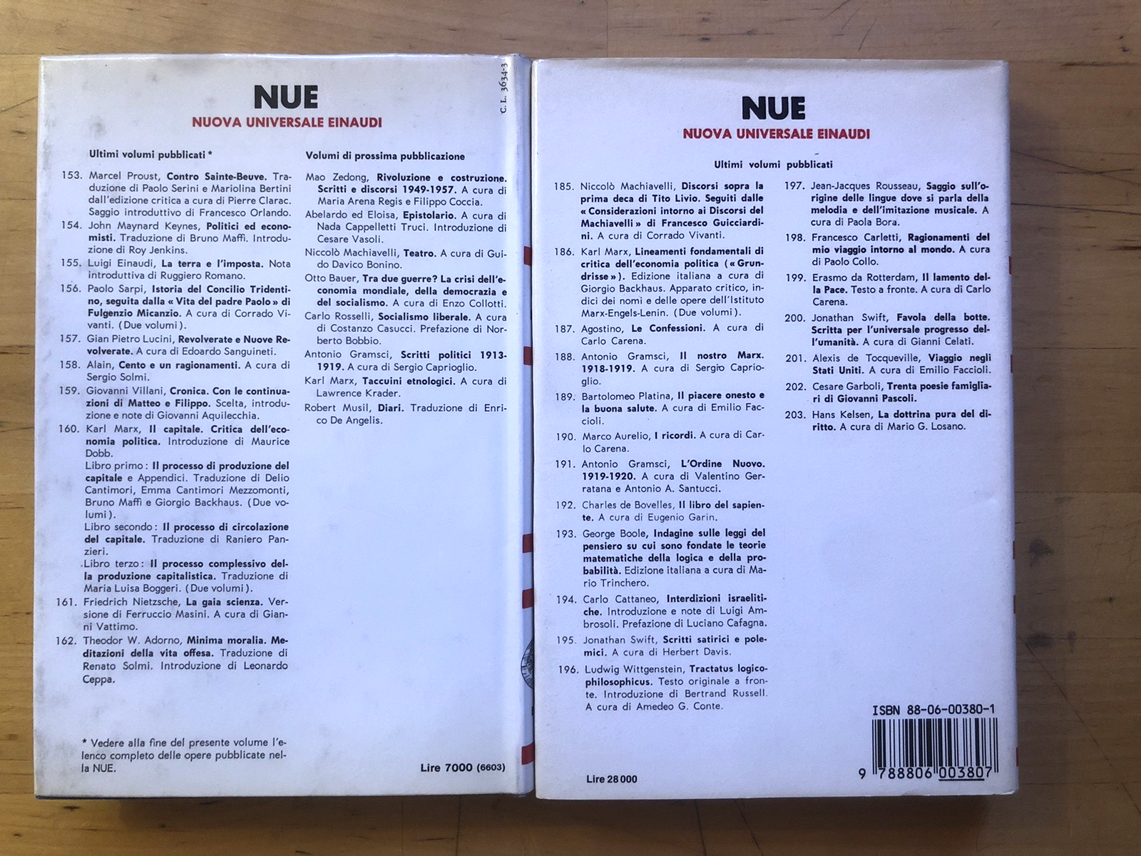 Johan Huizinga, Homo Ludens - La crisi della civiltà. Einaudi editore 2 voll.