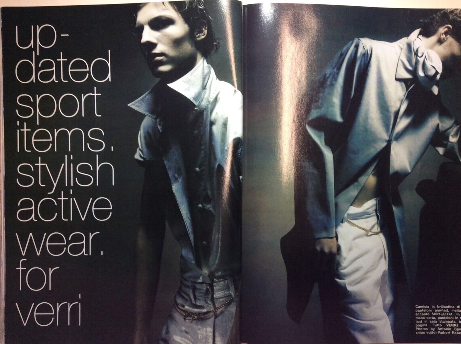 L’UOMO VOGUE, APRILE 2001, n.320.