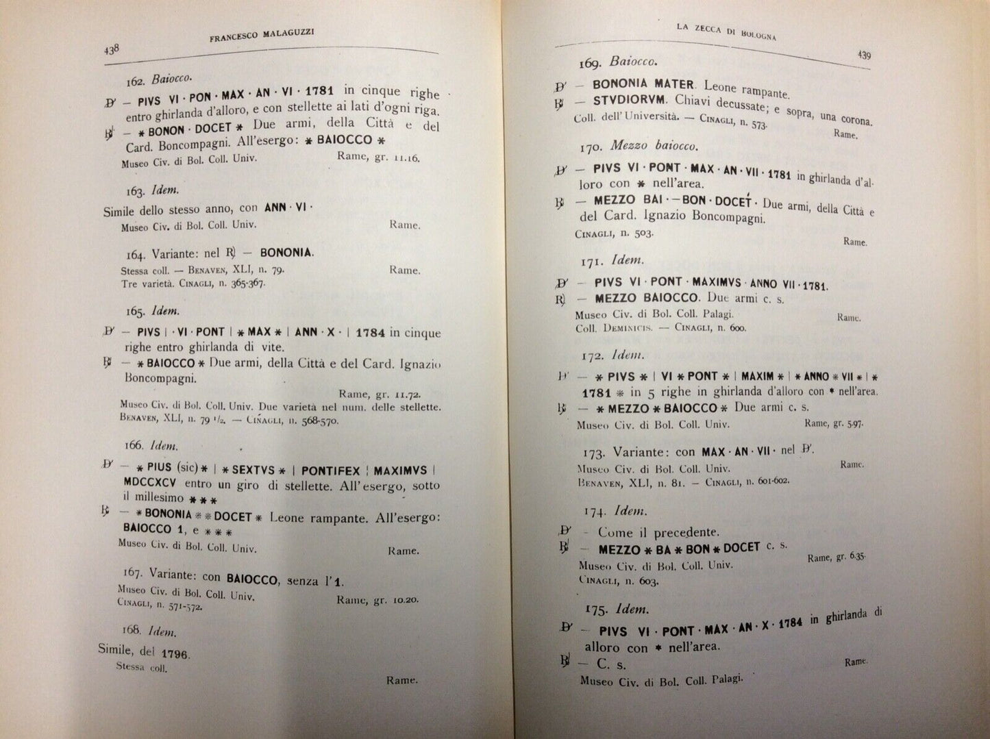 MALAGUZZI VALERI, LA ZECCA DI BOLOGNA, FORNI EDITORE RISTAMPA