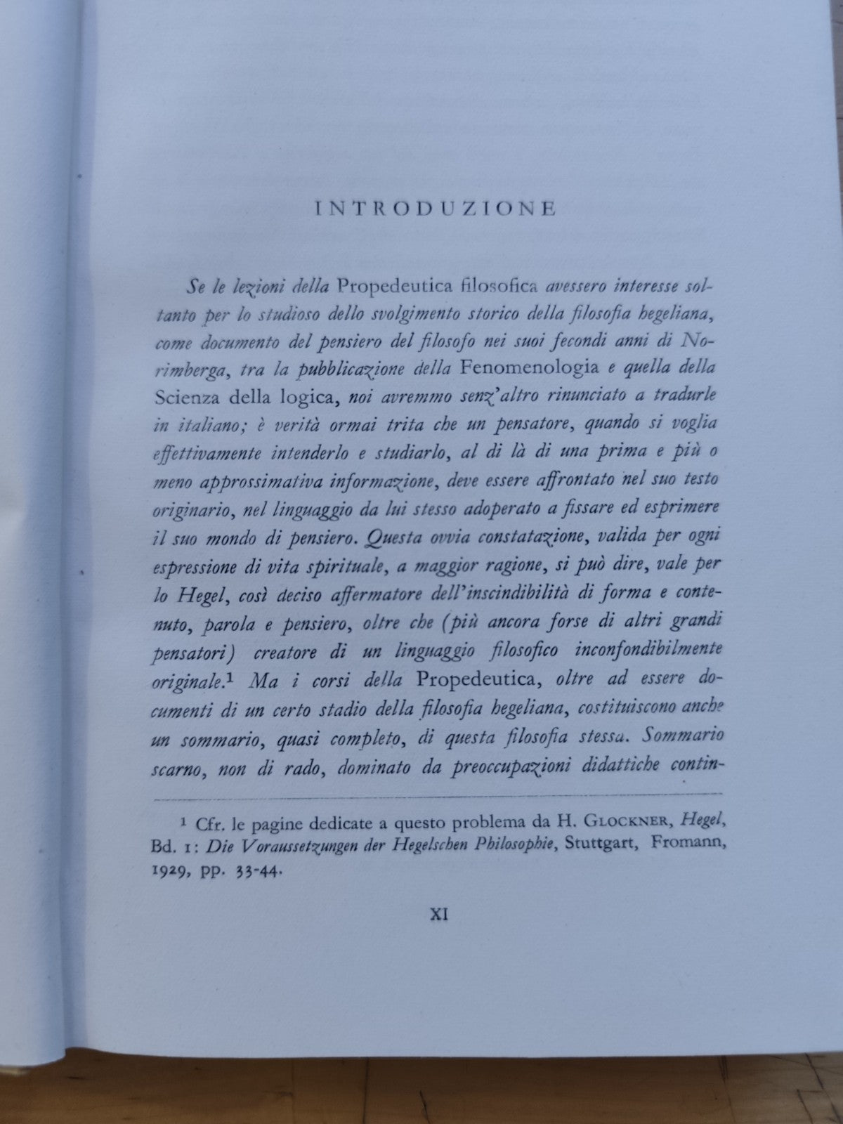Propedeutica filosofica - Georg Wilhelm Friedrich Hegel. Sansoni 1951