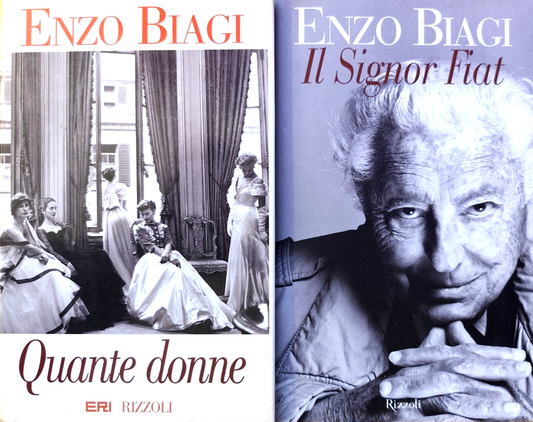 Enzo Biagi - Quante donne, Il Signor Fiat, Rizzoli