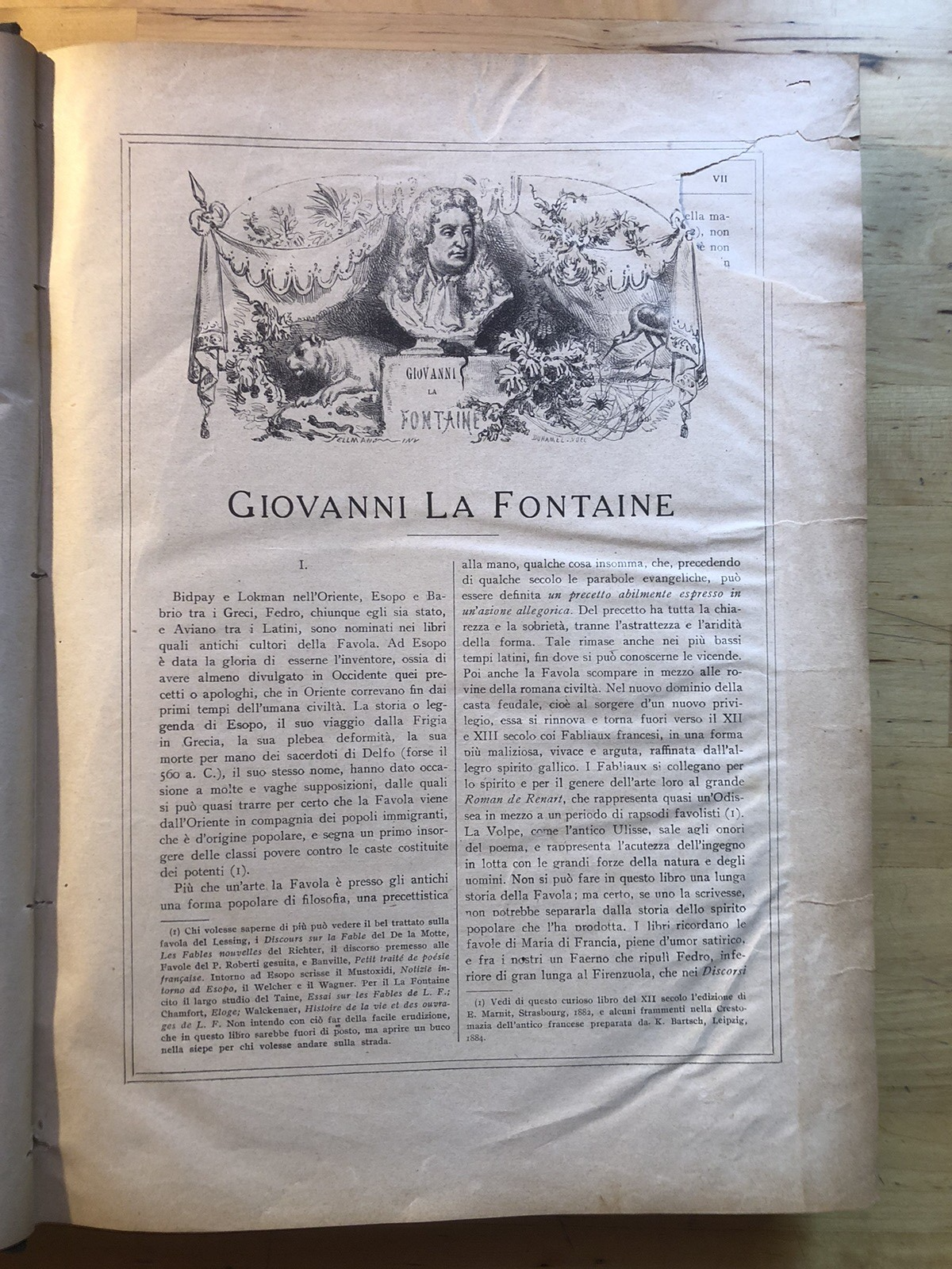 Le favole di La Fontaine - Gustavo Dorè, Emilio De Marchi.  primi del '900 s.d.