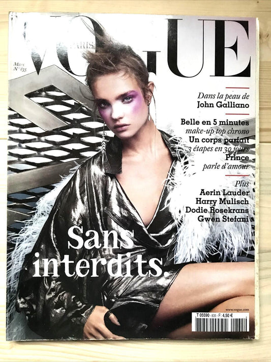 VOGUE Paris N°835 2003 PRINCE Natalia Vodianova Gwen Stefani Galliano