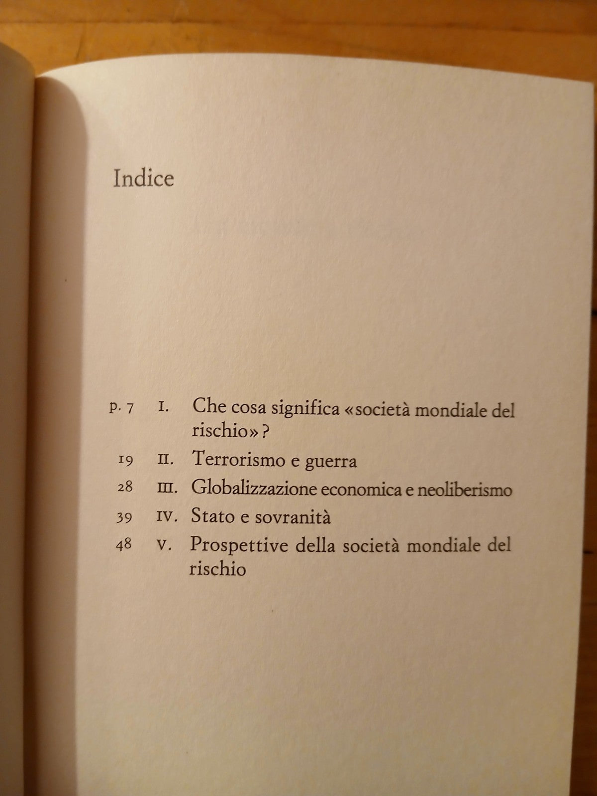 Un mondo a rischio - Ulrich Beck - Einaudi 2003