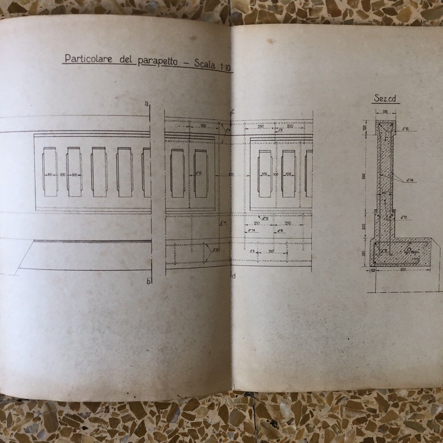 FERROVIE DELLO STATO - SOTTOVIA OBLIQUO DI LUCE RETTA M. 700 SC STRADELLAZZO