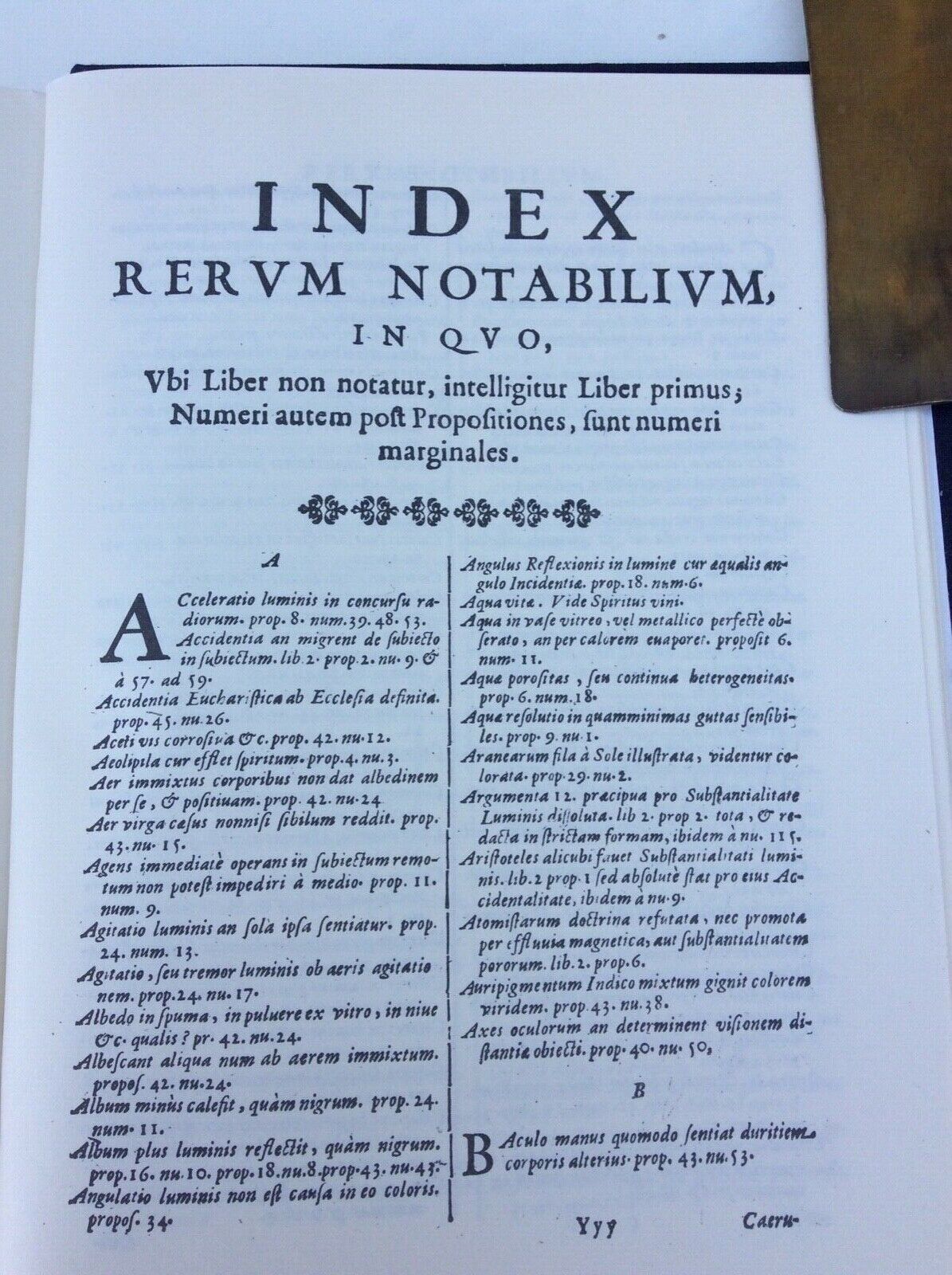 PHYSICO-MATHESIS DE LUMINE, COLORIBUS, ET IRIDE. GRIMALDI.  Anastatica Forni
