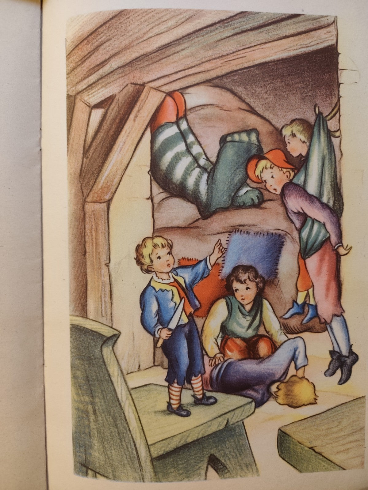 Tredicino - piccoli. Giovanni Burdese - libro illustrato per bambini Vintage
