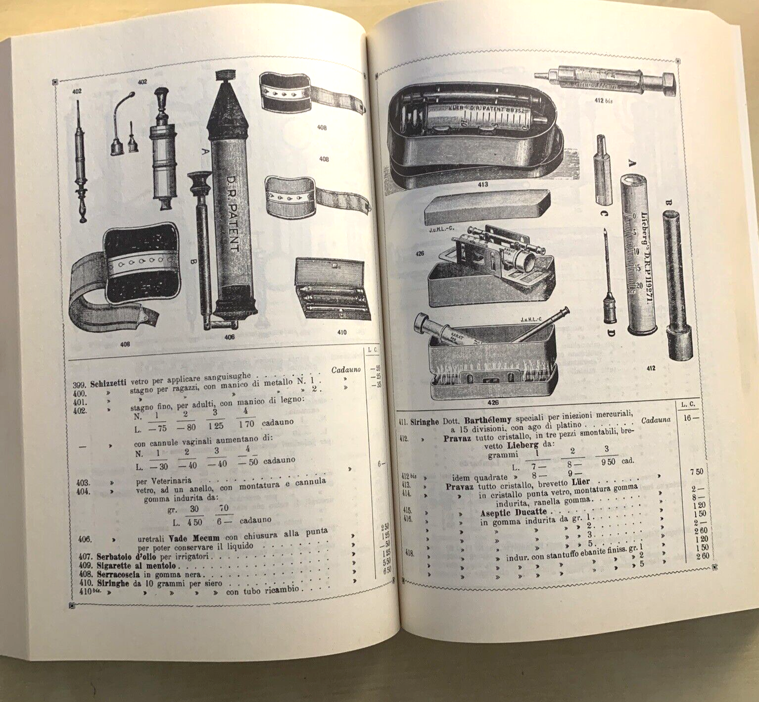 FARMACIA VINTAGE FARMACEUTICA - Catalogo 1915 *RISTAMPA* - medicinali, droghe #