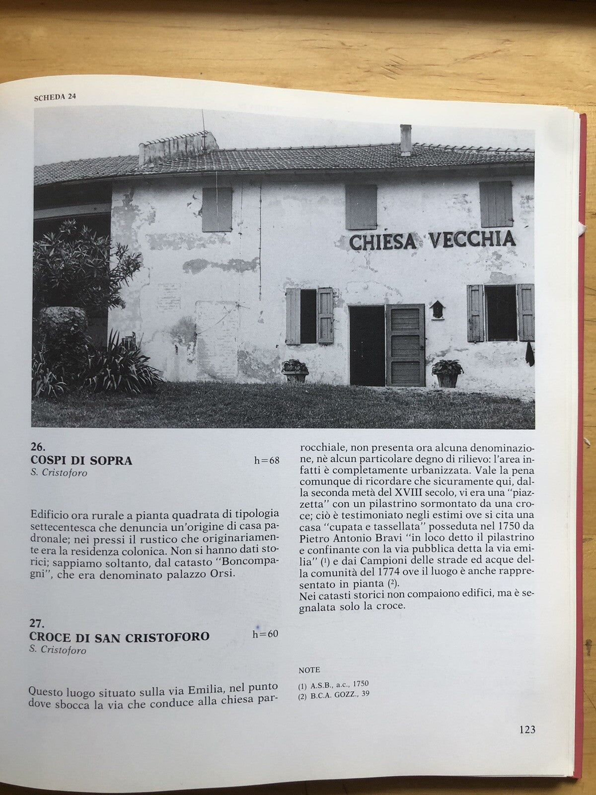 Ozzano dell'Emilia (Bologna storia locale) territorio e beni culturali 1985