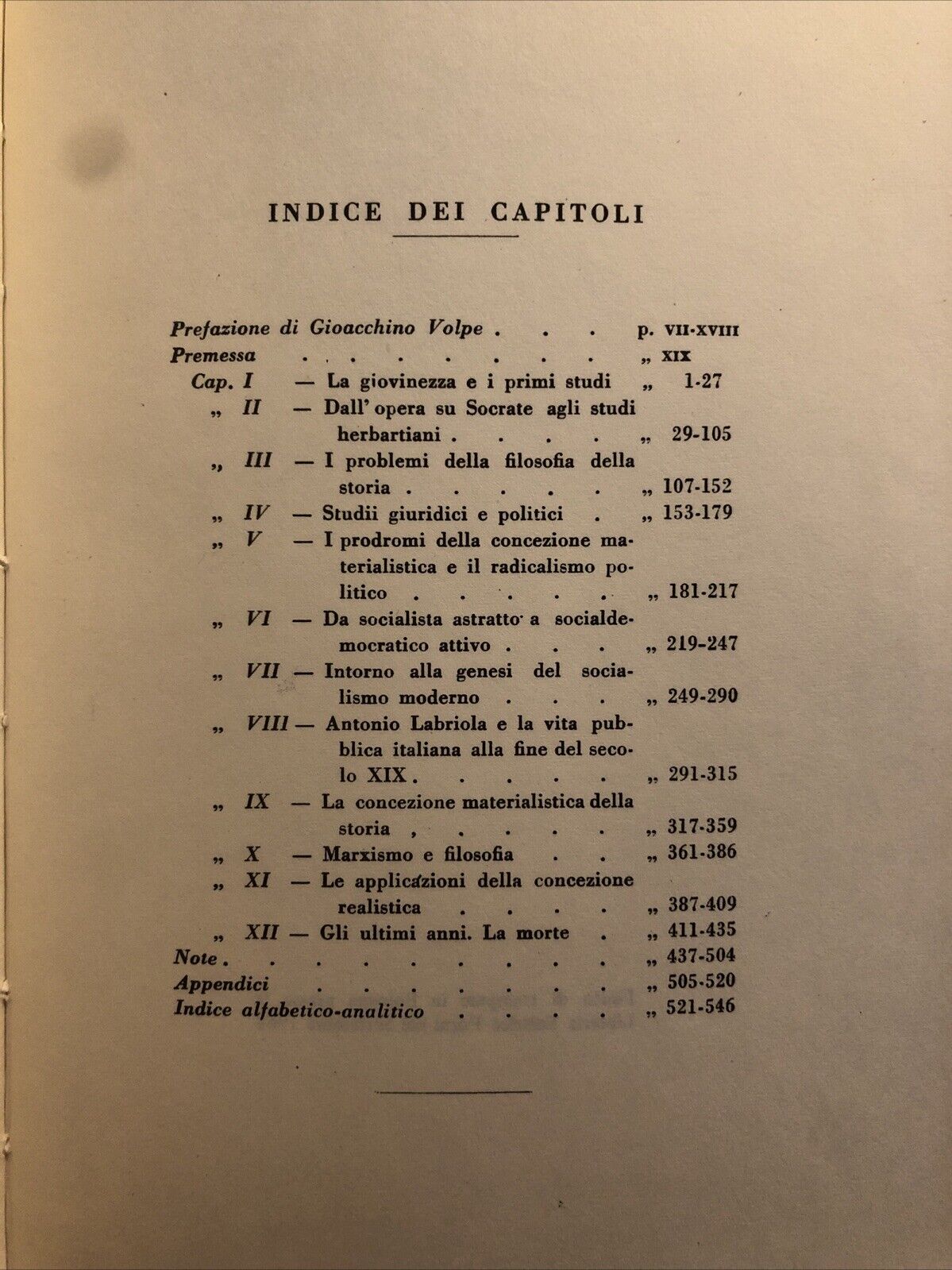 Antonio Labriola la vita e il pensiero, Luigi Dal pane. Arnaldo Forni Ristampa