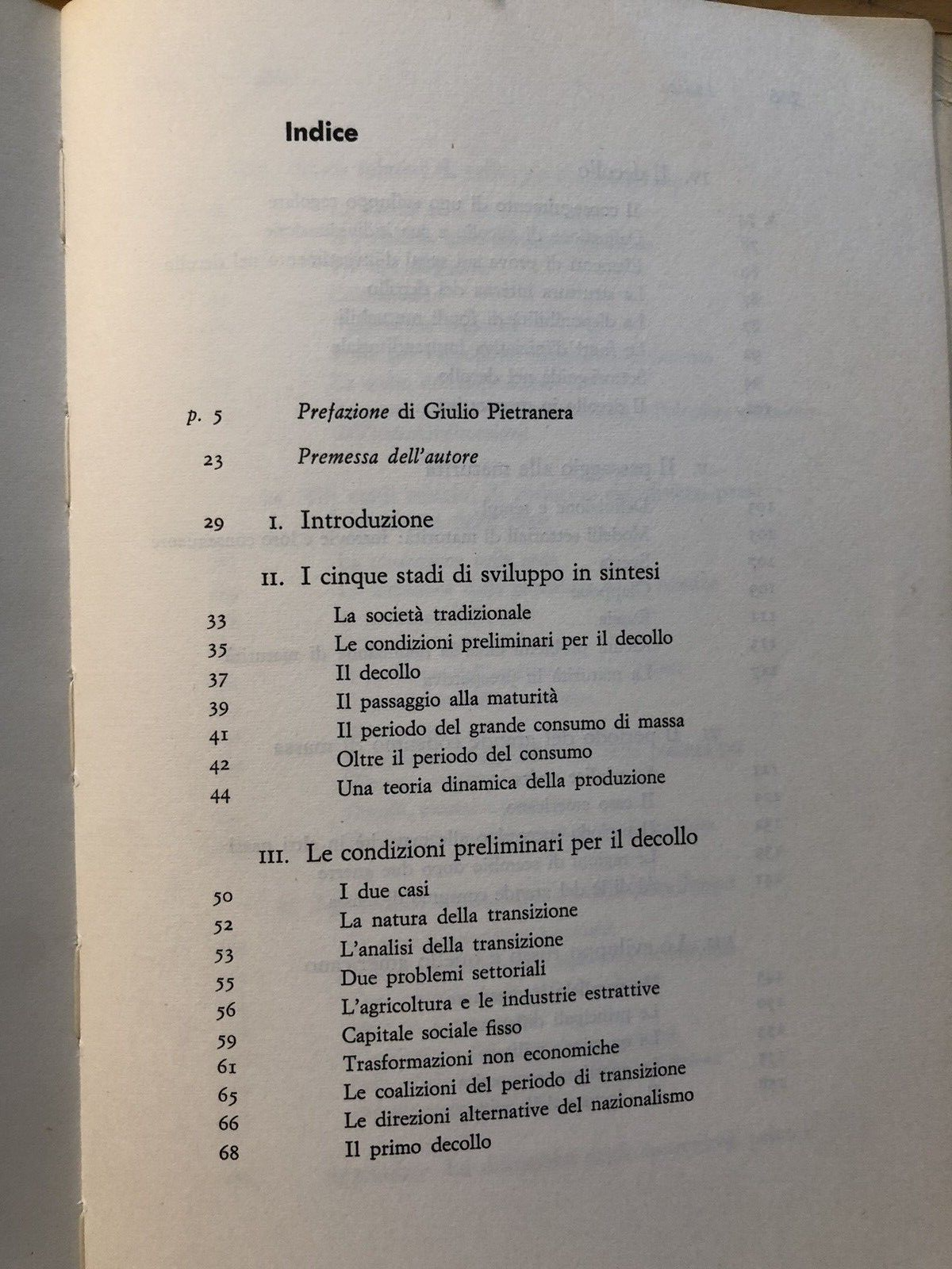 Gli stadi dello sviluppo economico, Walt W. Rostow -  Einaudi 1962