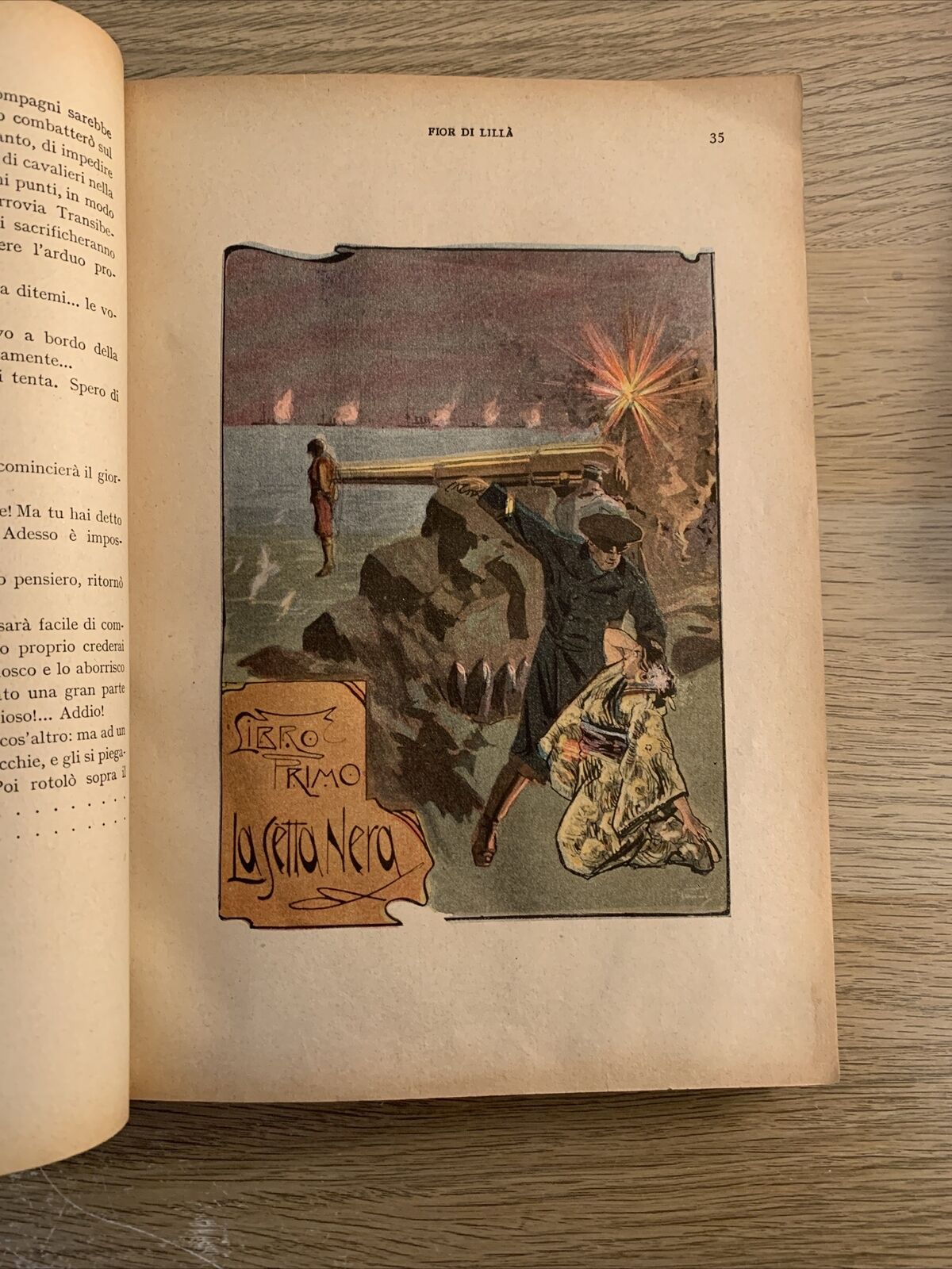 FIOR DI LILLA avventure. Disegni Yambo. G. Scotti editore 1905