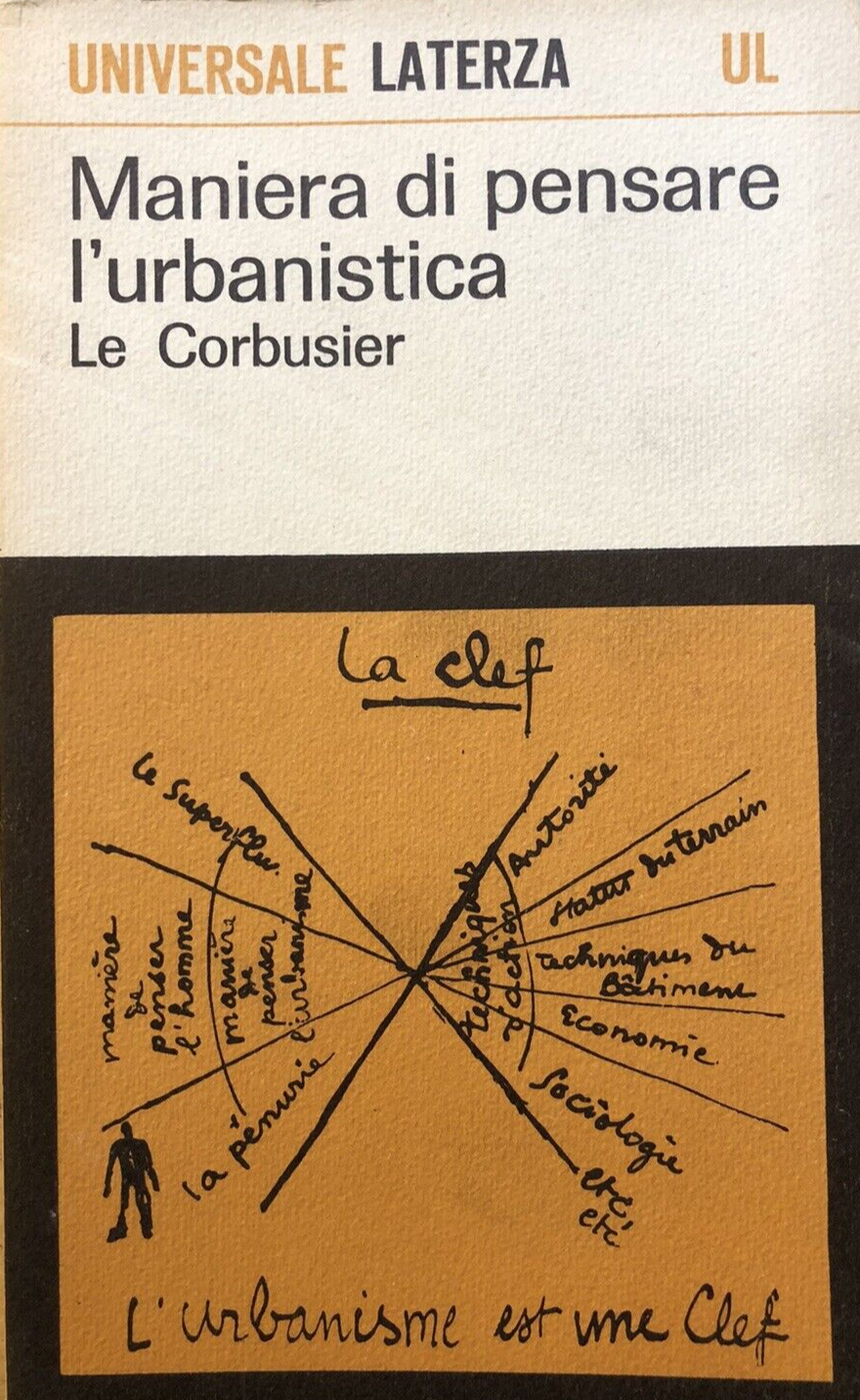 URBANISITICA Maniera di pensare l'Urbanistica, Le Corbusier. Laterza 1965