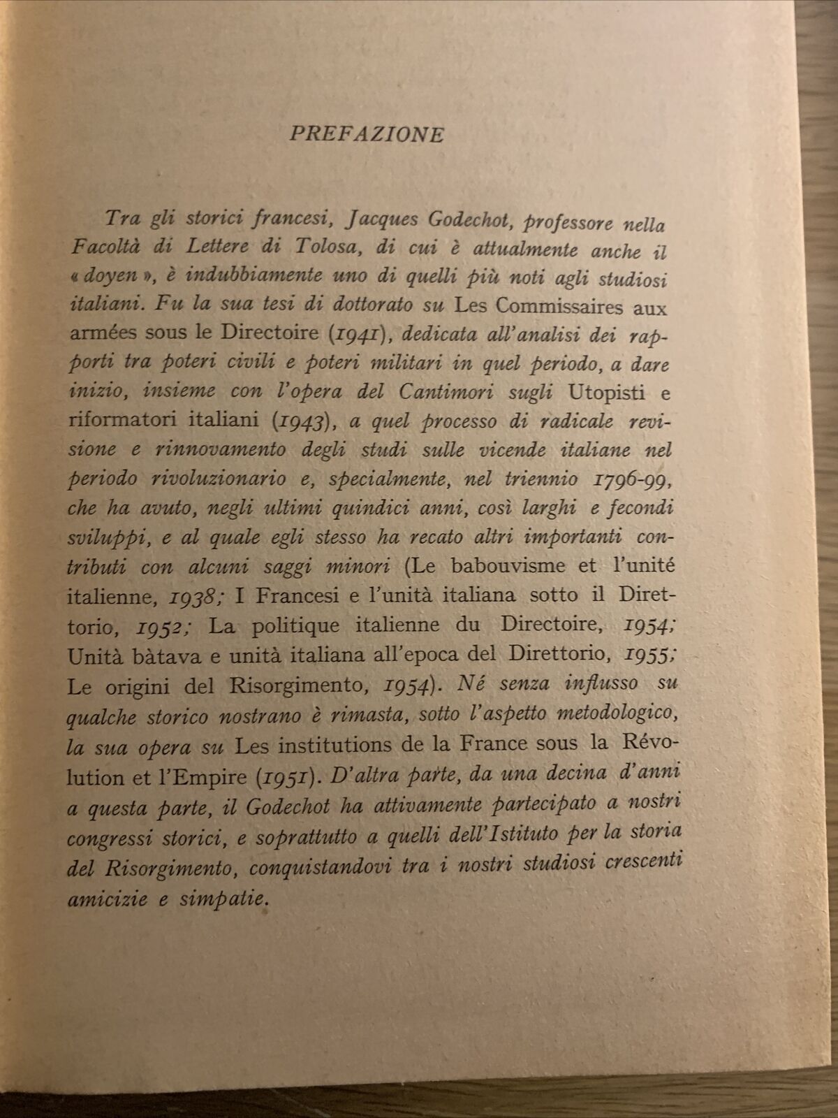 LA GRANDE NAZIONE - JACQUES GODECHERT. LATERZA 1962