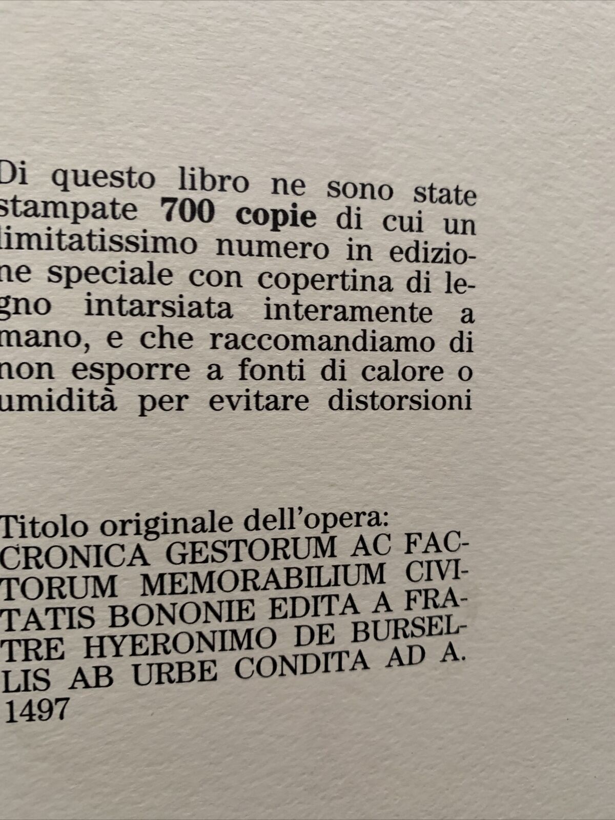 BOLOGNA ANNO PER ANNO - cronaca medievale di Fra' Gerolamo Borselli. Costa 1988