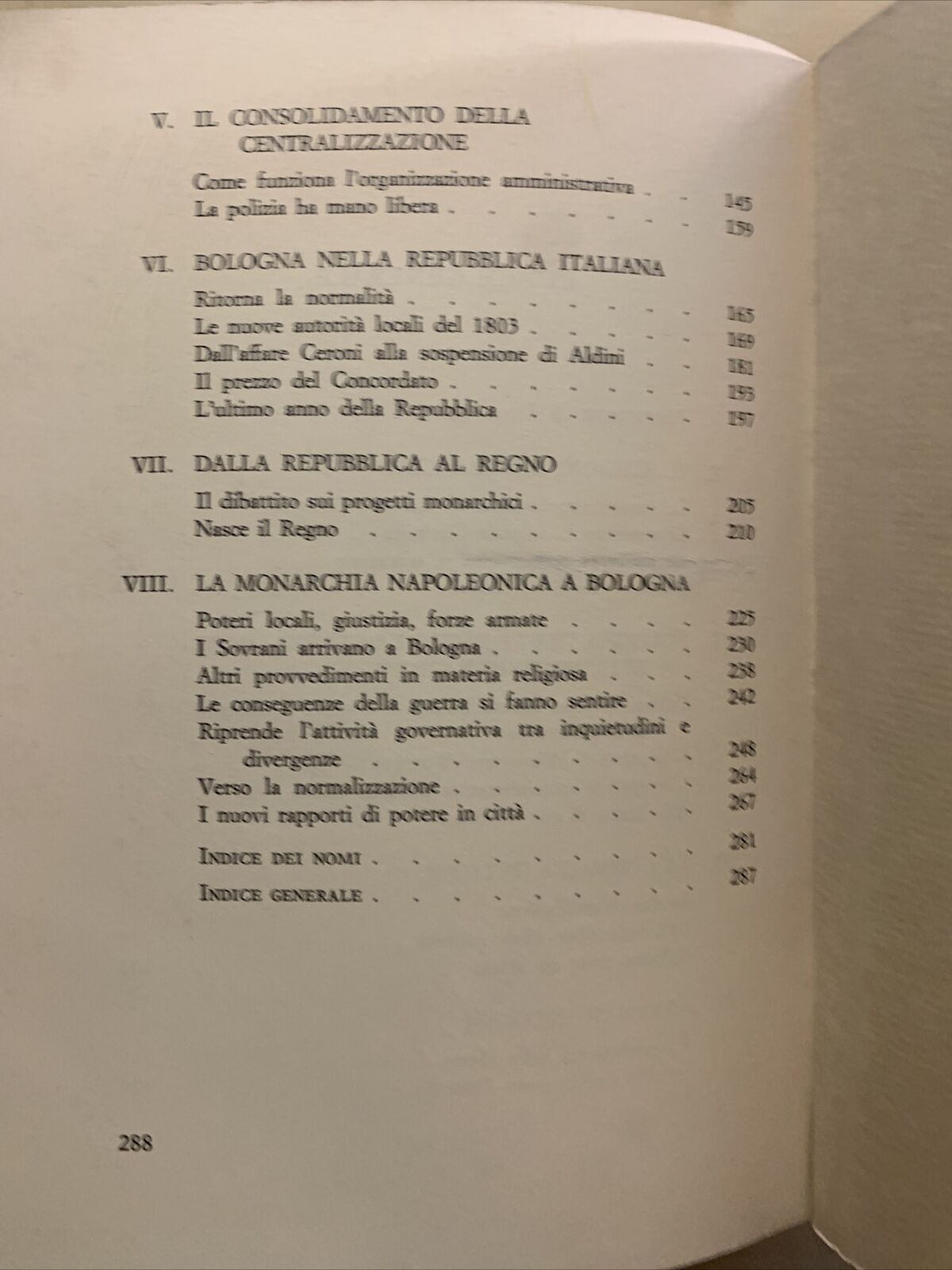 BOLOGNA NAPOLEONICA - ANGELO VARNI , MASSIMILIANO BONI EDITORE 1973 #