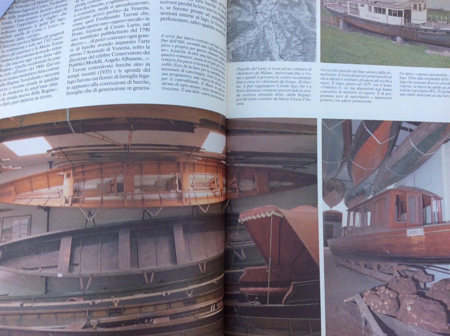 IL MUSEO DELLA BARCA LARIANA, LAGO DI COMO 1988