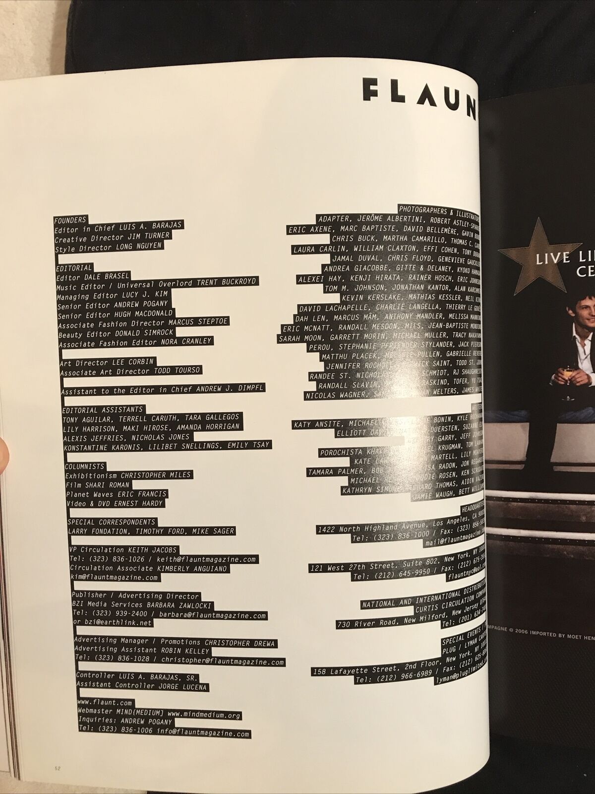 Flaunt magazine 77 Scarlett Johansson Ryan Murphy theadora Van runkle FASHION
