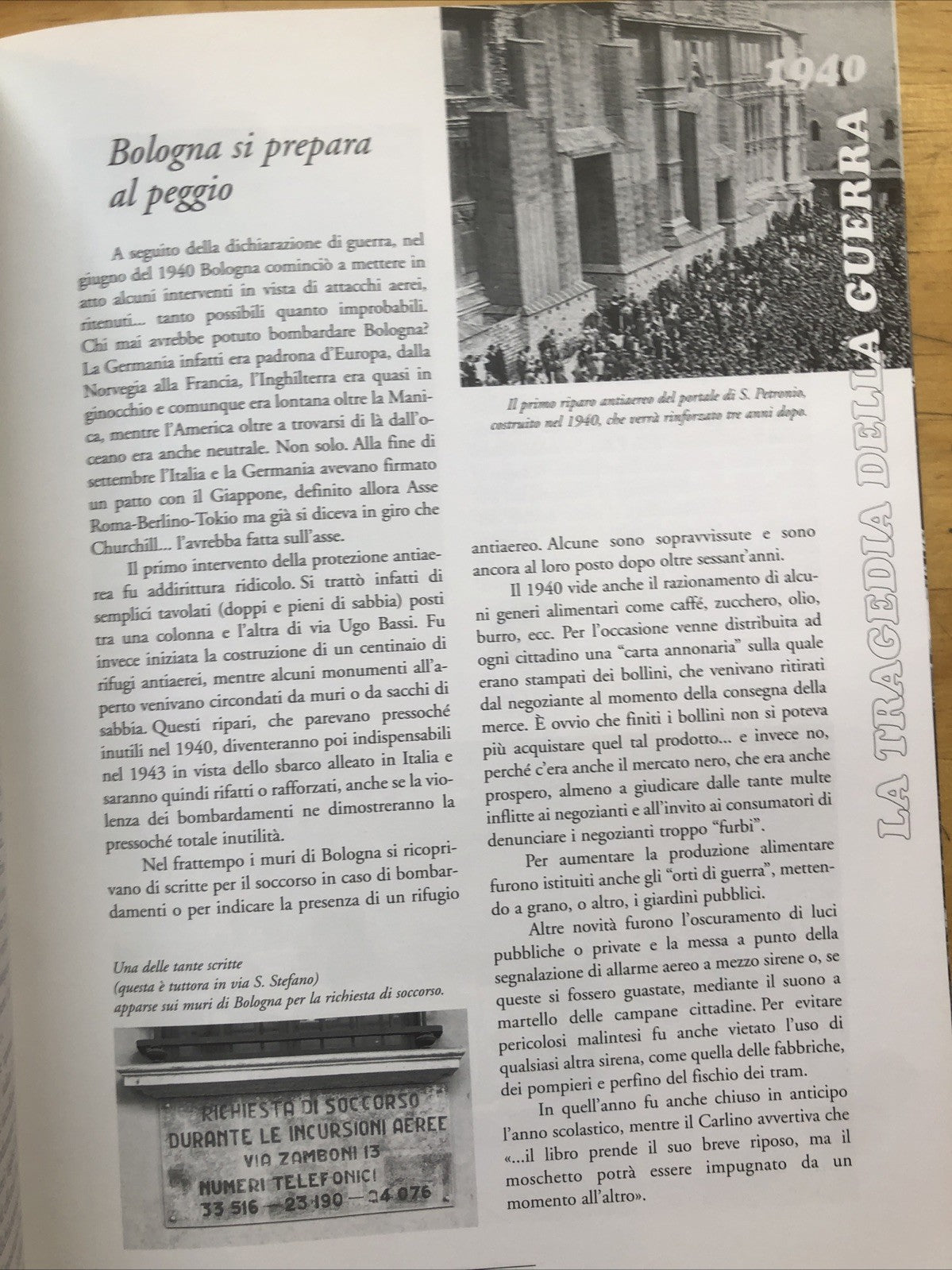 Il secolo socrso a Bologna storia e vita del Novecento - Tiziano Costa 2006