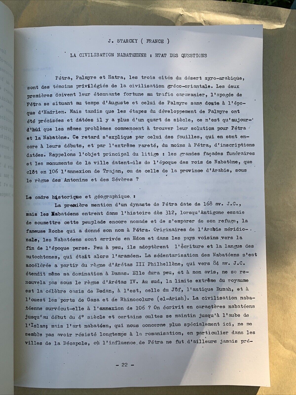 IXe CONGRES INTERNATIONAL D'ARCHEOLOGIE CLASSIQUE, 11 - 20 octobre 1969 Rapports