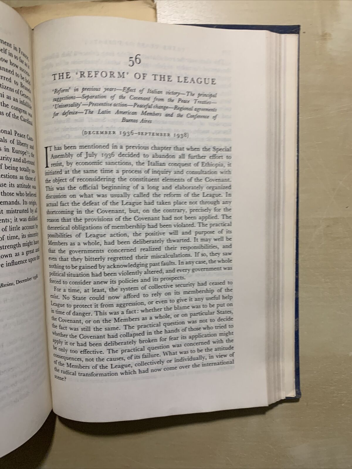 history of THE LEAGUE OF NATIONS - F. P. WALTERS. OXFORD UNIVERSITY PRESS 1960 #