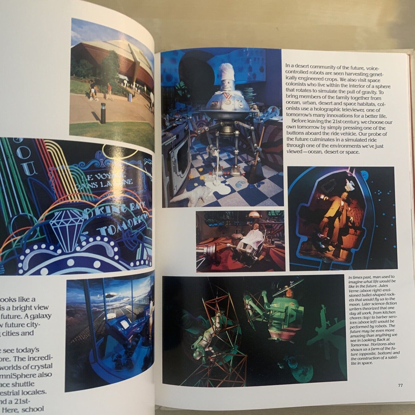 WALT DISNEY WORLD BOOK - Hardcover souvenir book **Rare** DISNEYLAND #