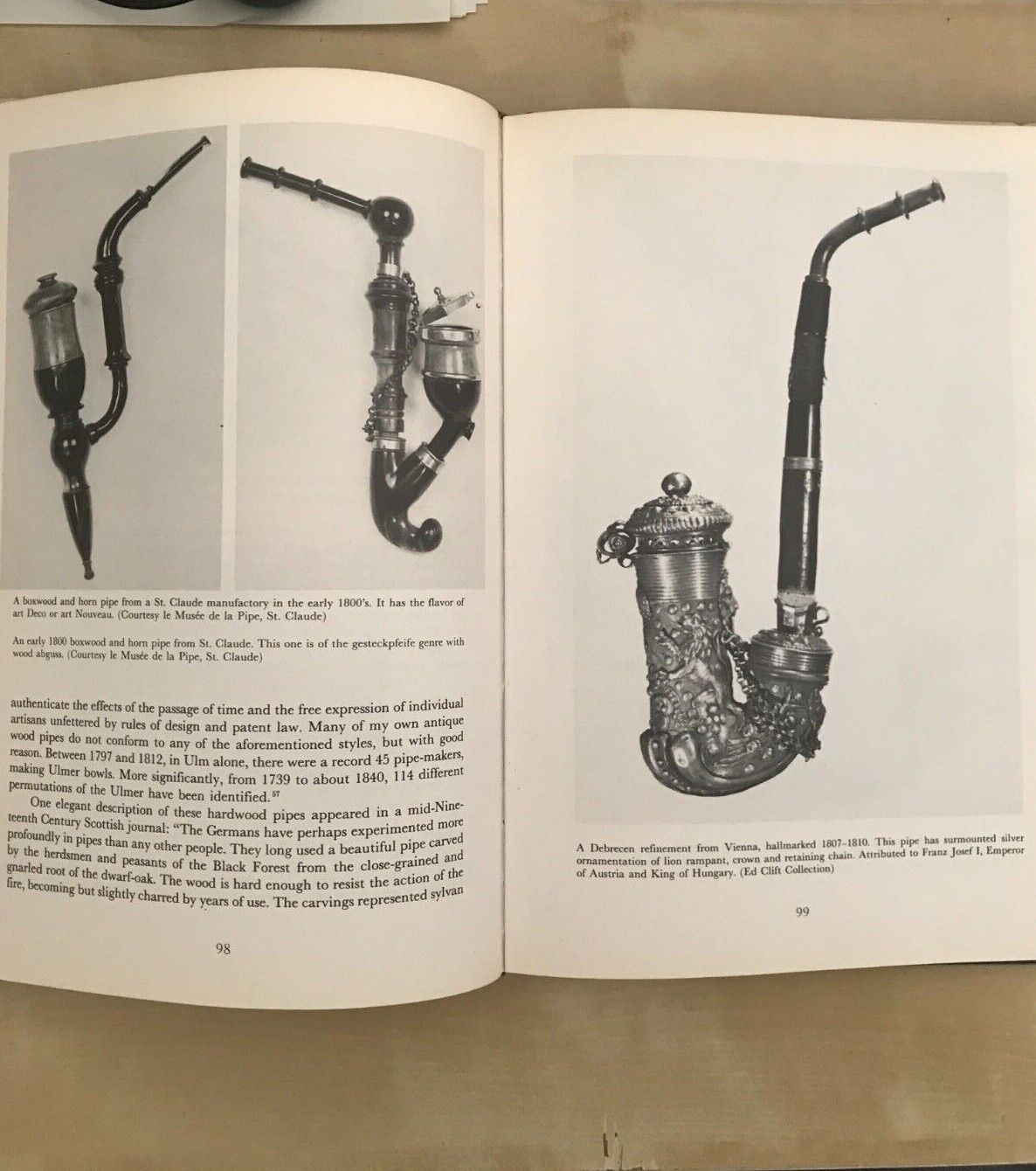 ANTIQUE PIPES a complete guide to collecting. Benjamin Rapaport, Schiffer 1979
