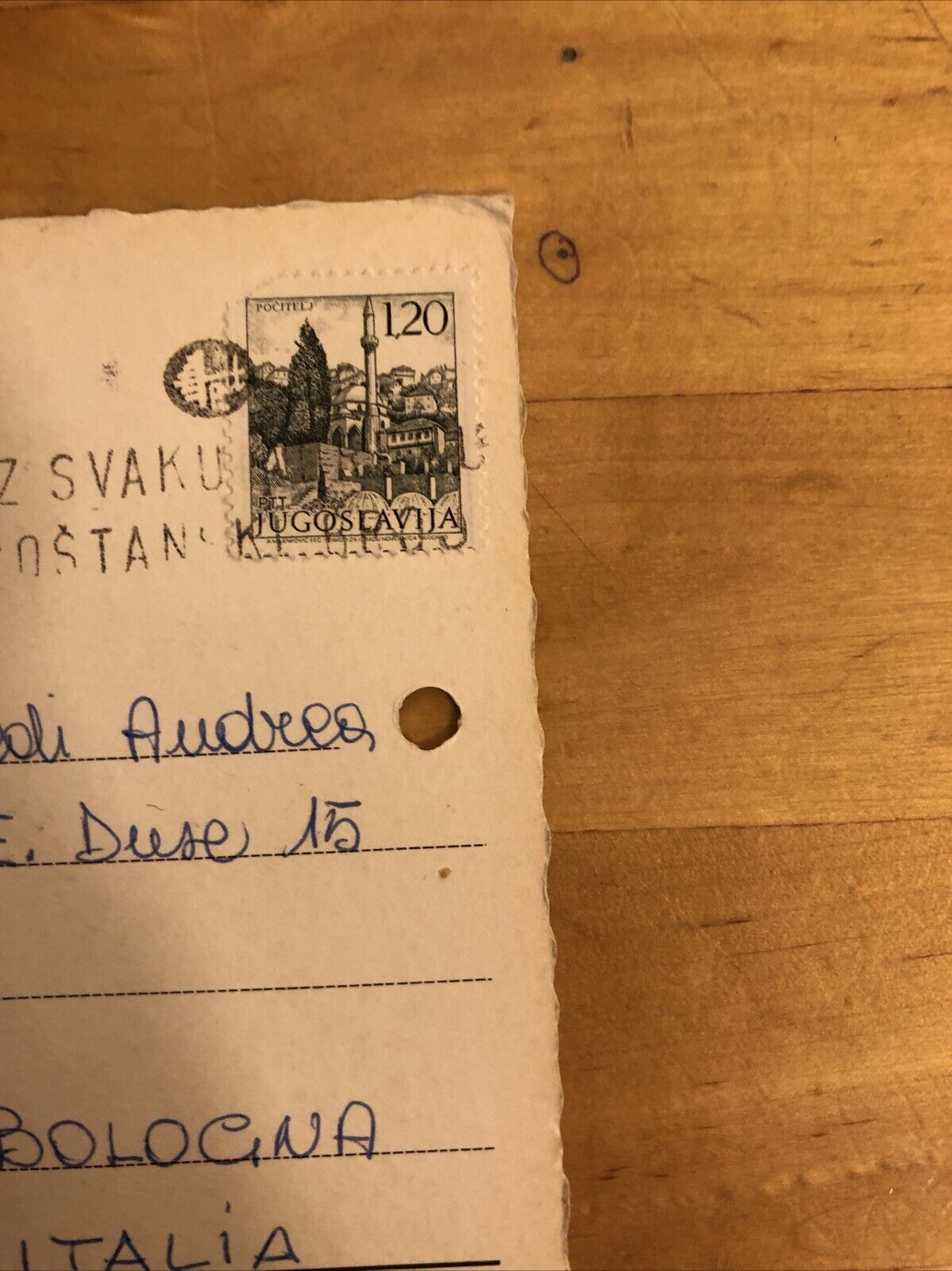 CARTOLINA - ZADAR CROAZIA Church of St. Mary. VIAGGIATA