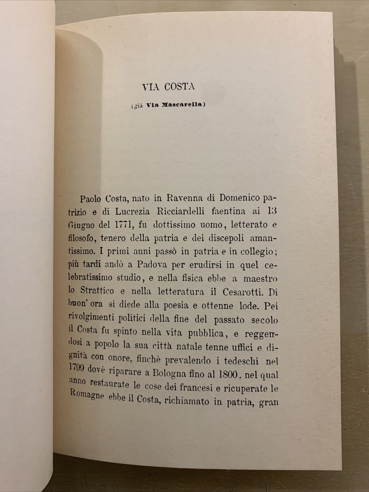 STRADE VECCHIE NOMI NUOVI DELLA CITTÀ DI BOLOGNA - ARNALDO FORNI 1990 #