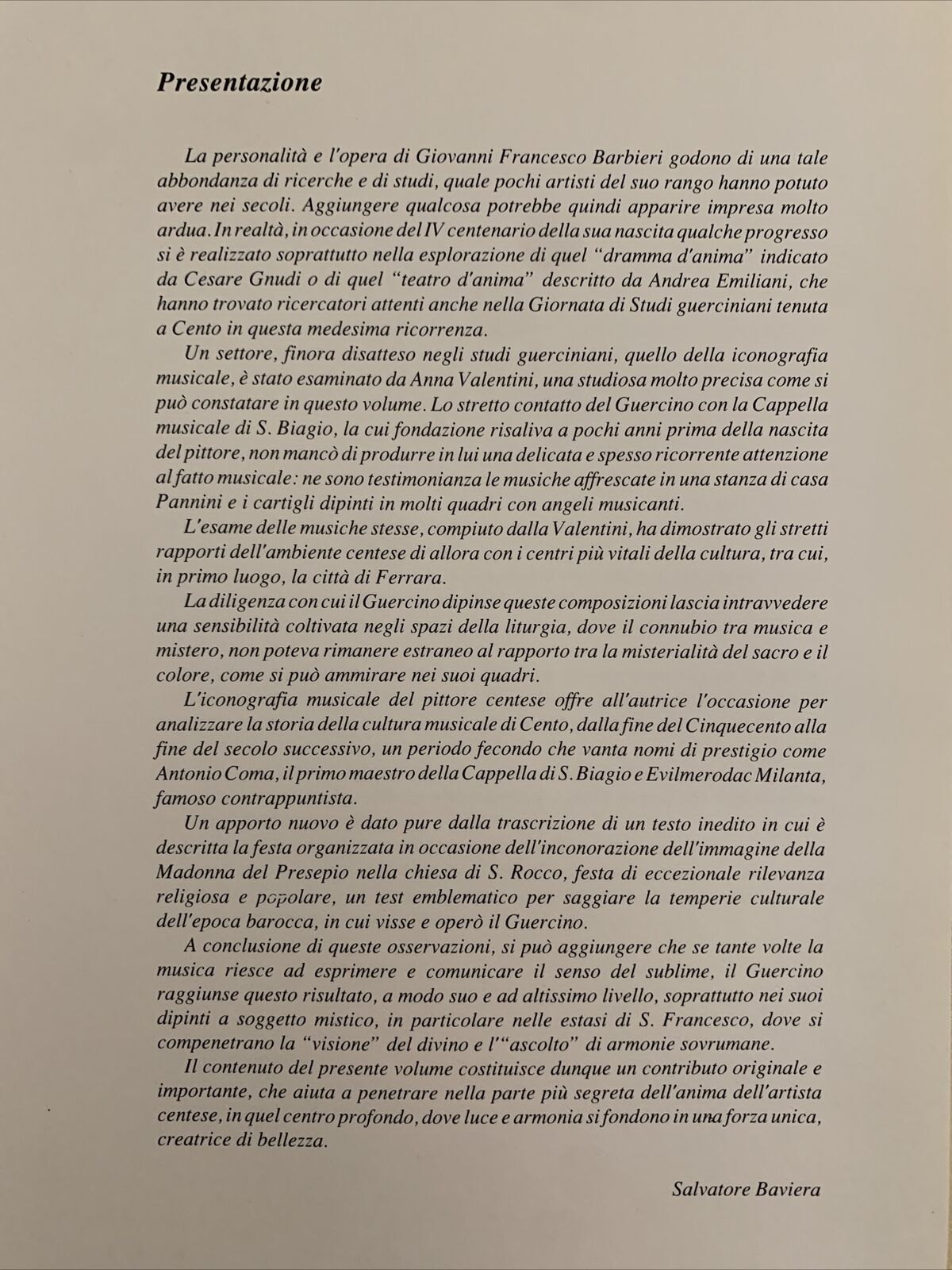 La musica a Cento tra XVI e XVII secolo e l'iconografia musicale del Guercino #