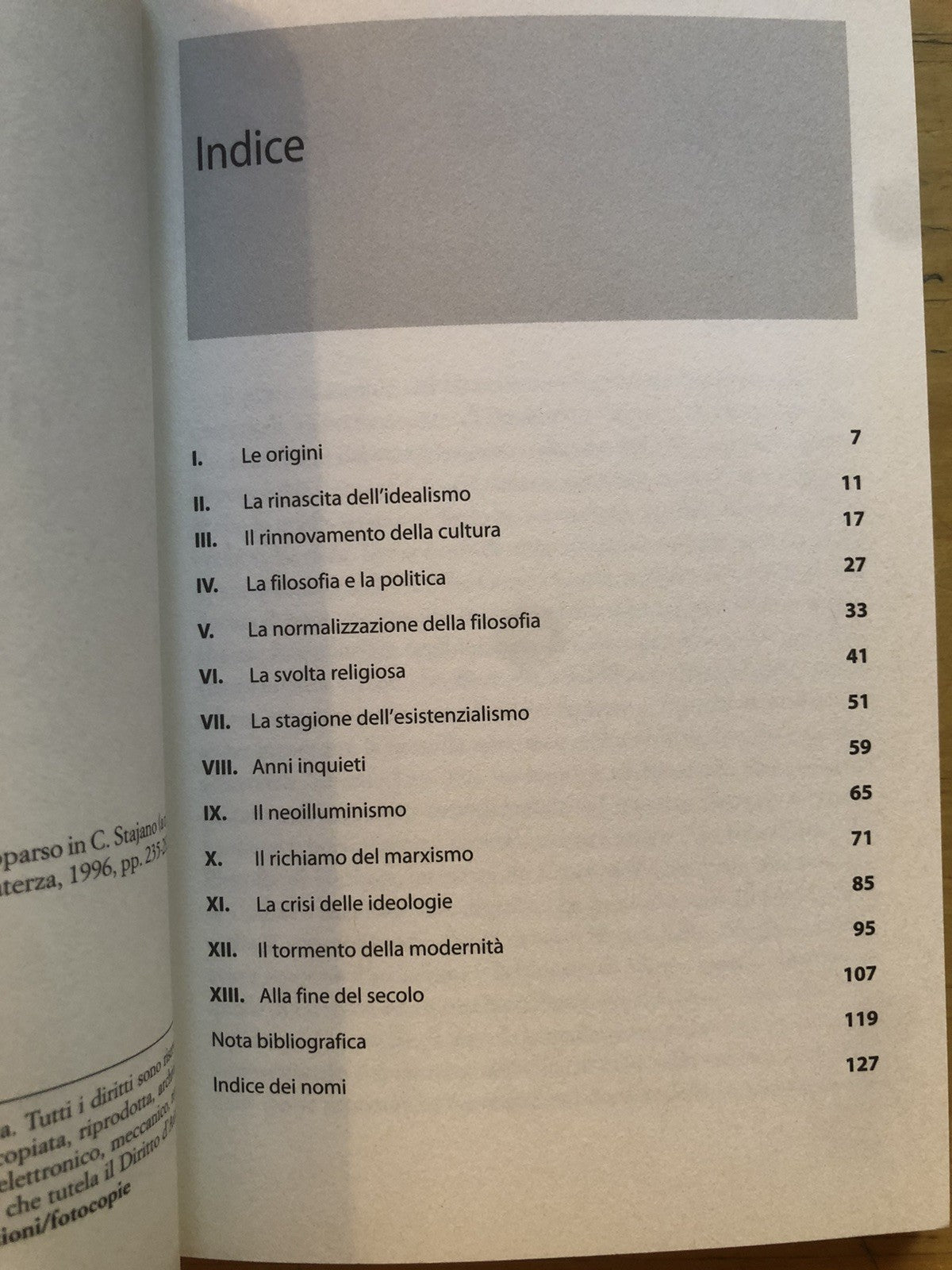 La filosofia Italiana del Novecento, Carlo Augusto Viano. il Mulino 2006