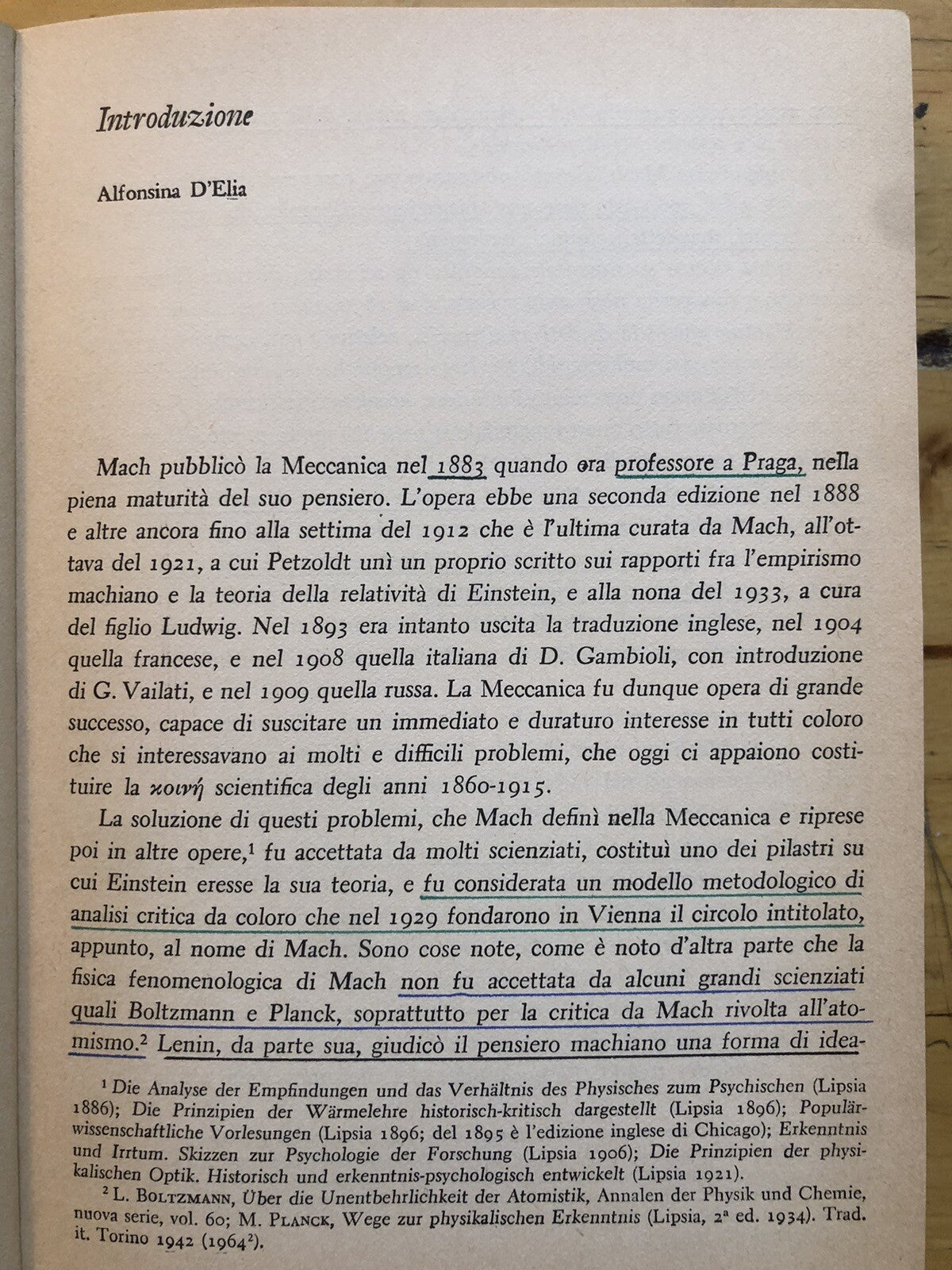 La meccanica nel suo sviluppo storico-critico, Ernst Mach - Boringhieri 1977