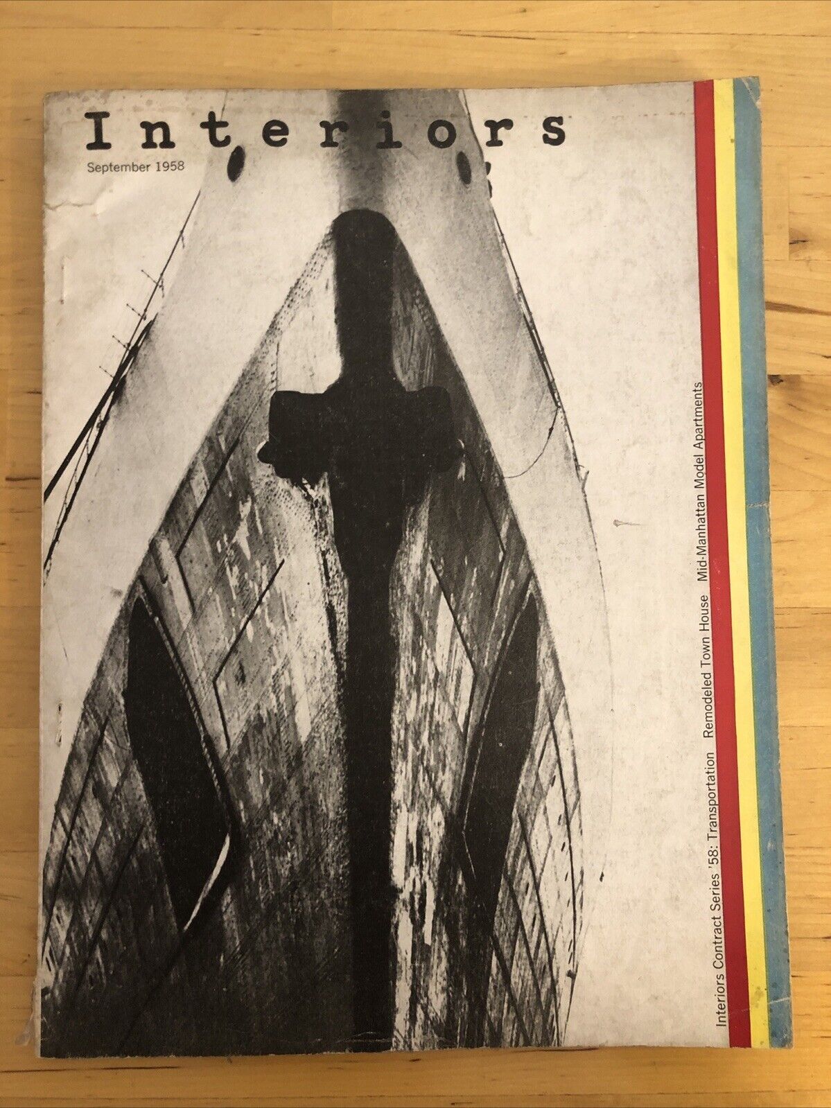 INTERIORS MAGAZINE SEPTEMBER 1958 Olga Gueft - Interiors, design, architecture
