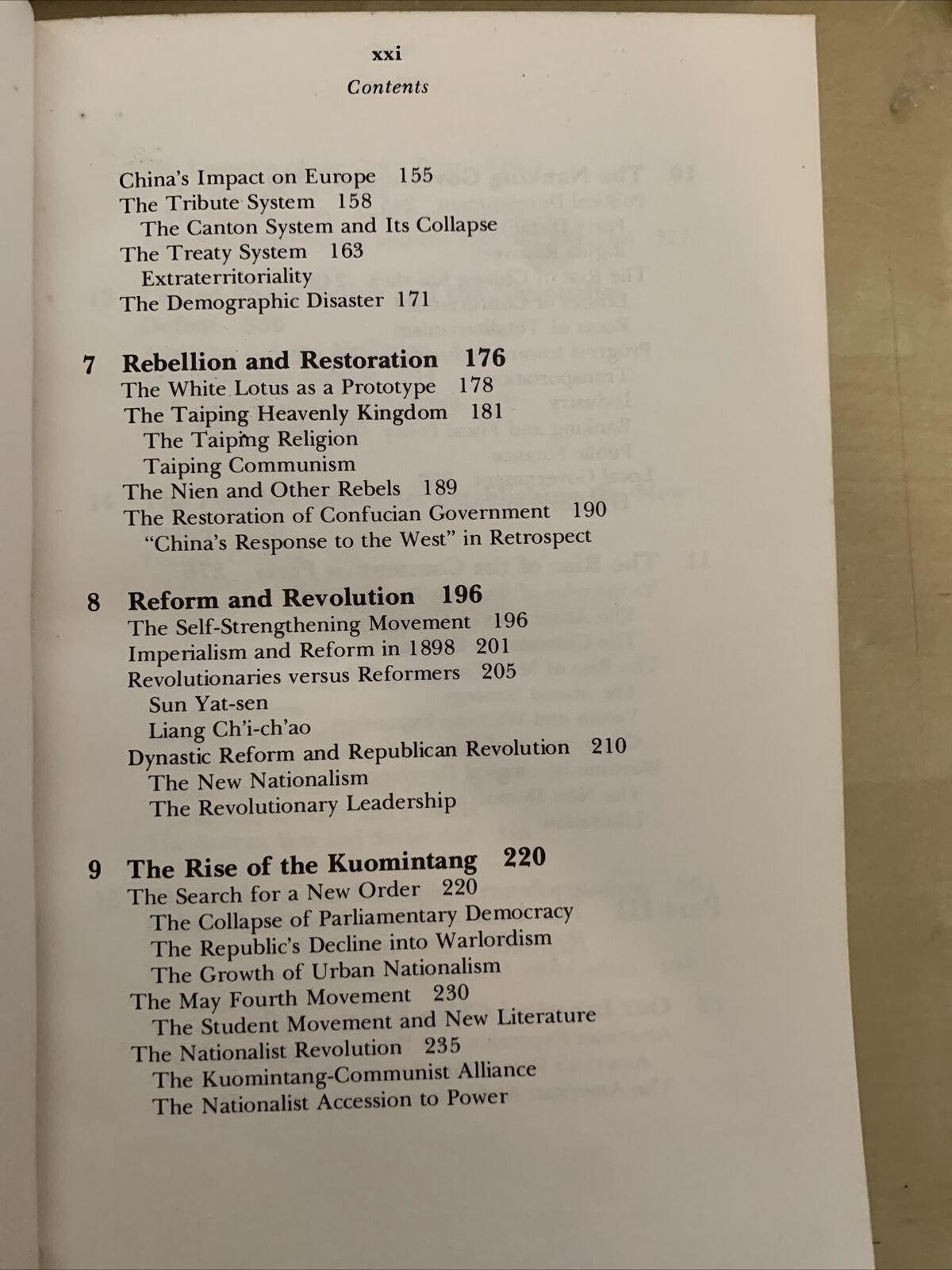 JOHN KING FAIRBANK. The United States & China fourth edition 1982 #