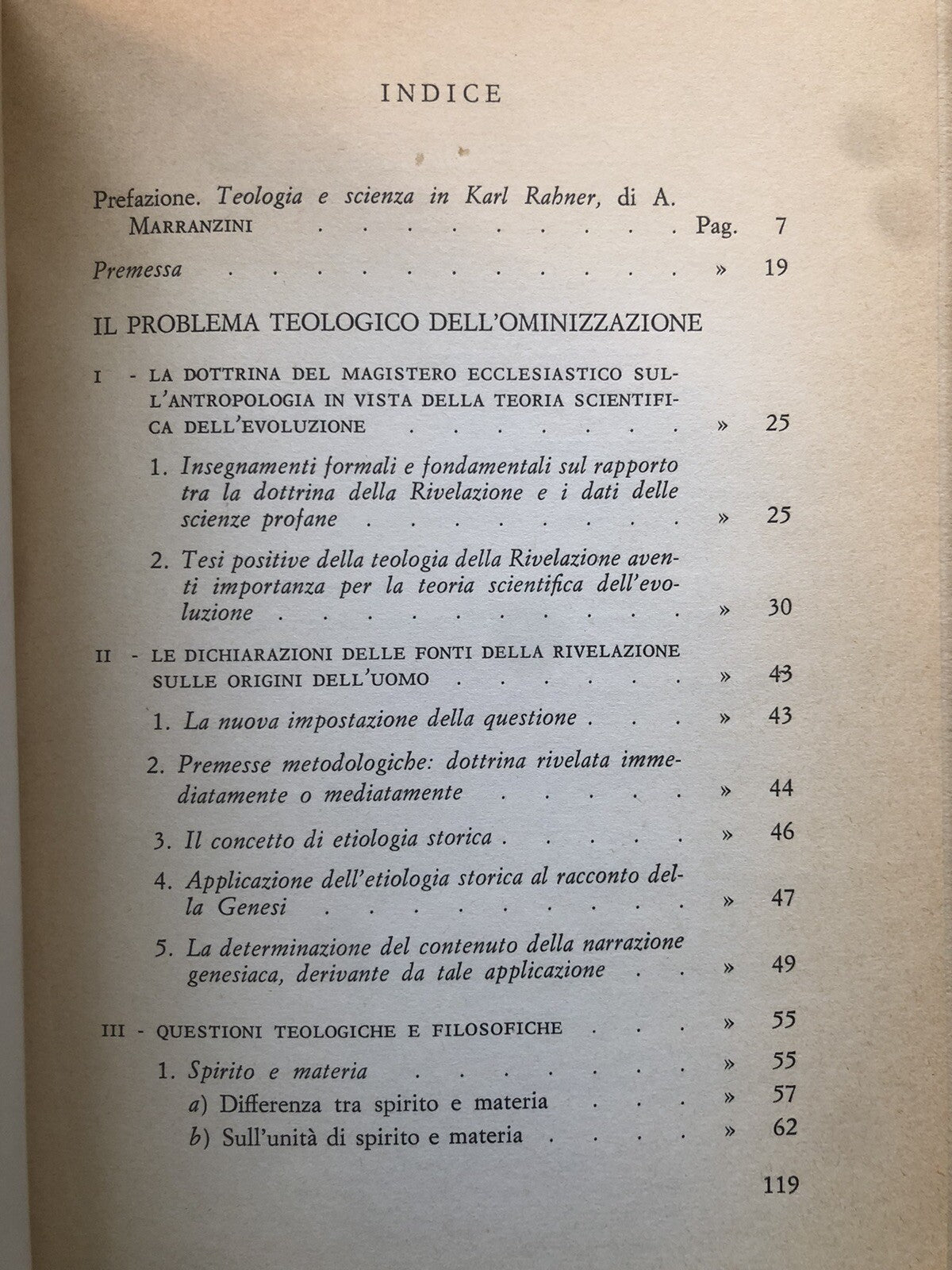 Il problema dell'ominizzazione, Karl Rahner - Morcelliana 1969