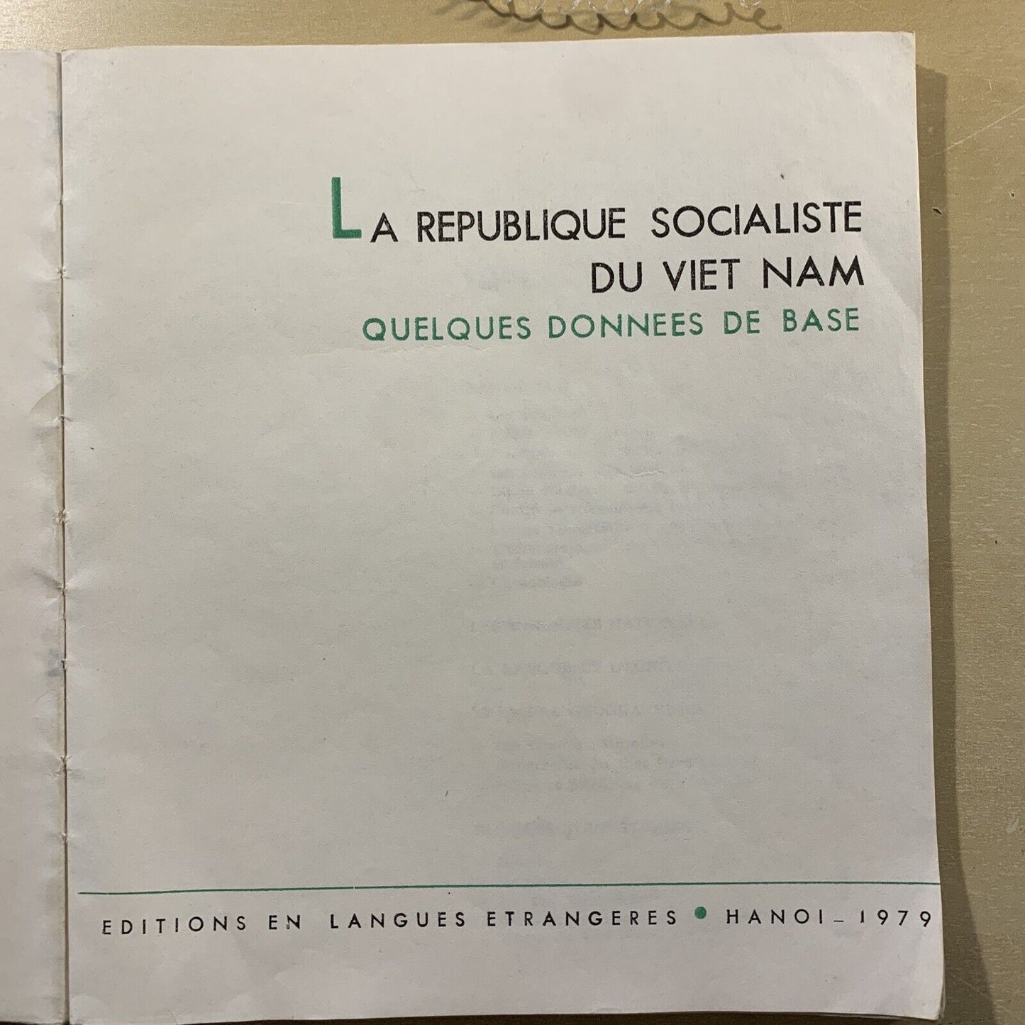 La République socialiste du Vietnam quelques données de base - Geographical data
