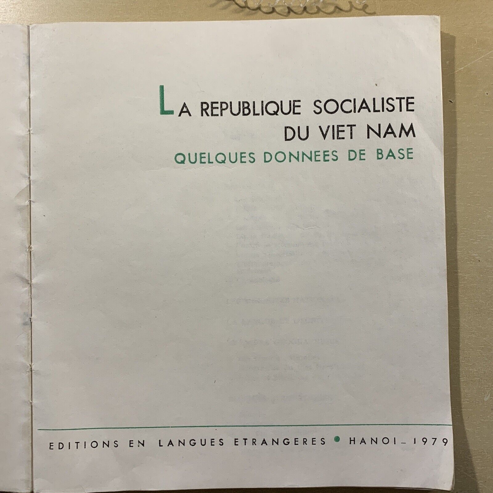 La République socialiste du Vietnam quelques données de base - Geographical data
