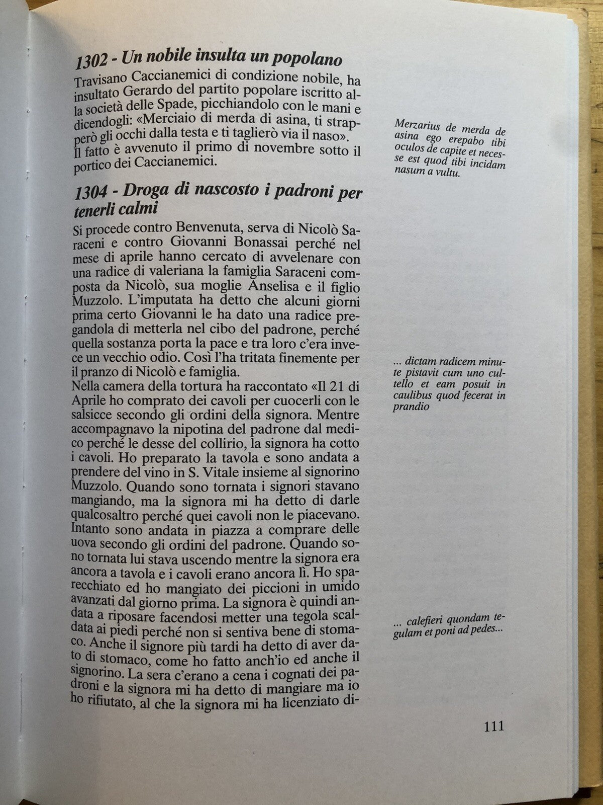 Medioevo maledetto a Bologna da verbali della giustizia antica - Tiziano Costa