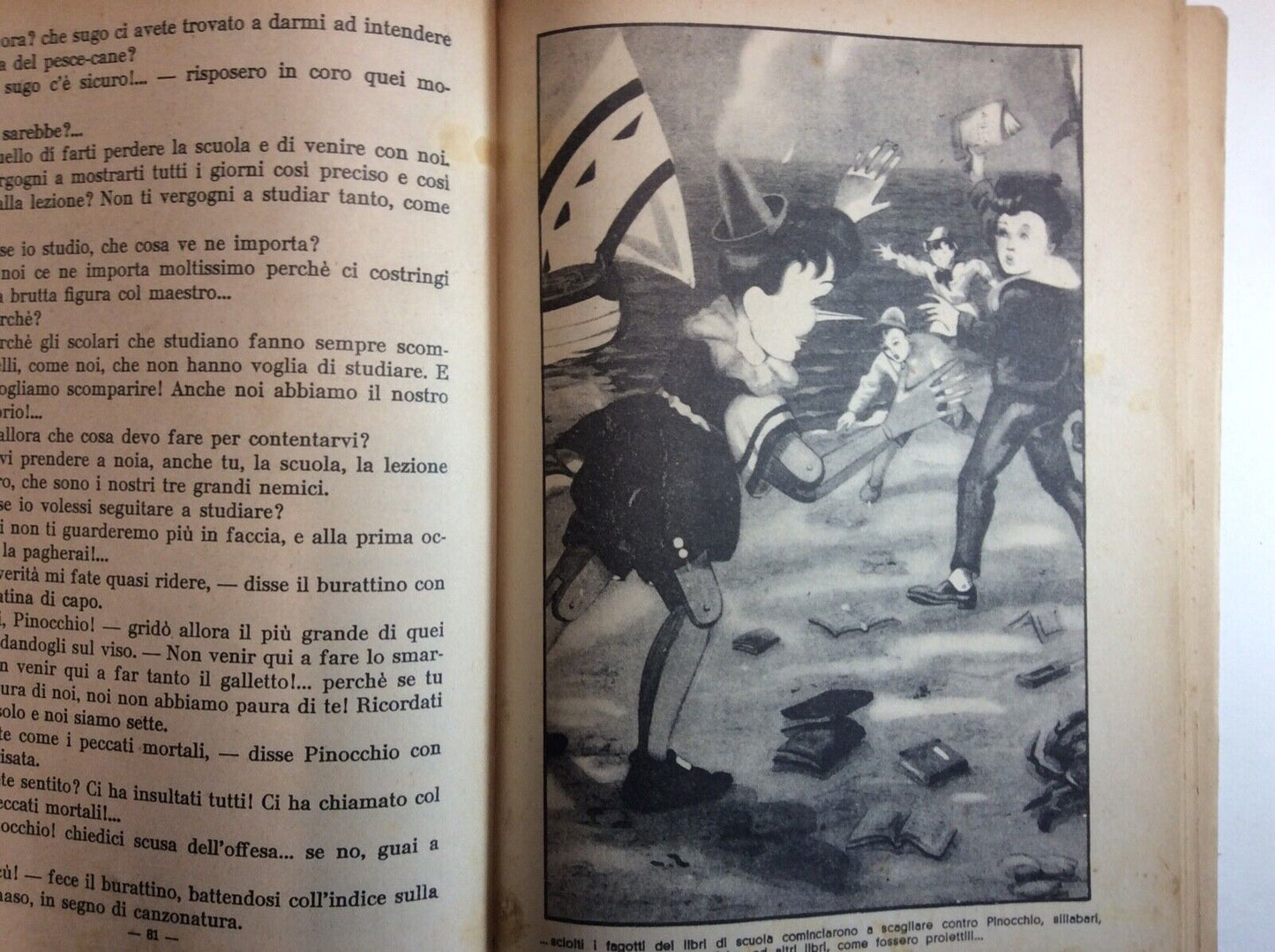 LE AVVENTURE DI PINOCCHIO - CASA EDITRICE CARROCCIO, 1941