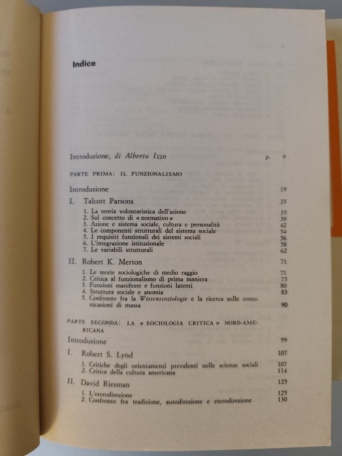 Storia del pensiero sociologico Alberto Izzo - Il Mulino 1974 - 3 voll.