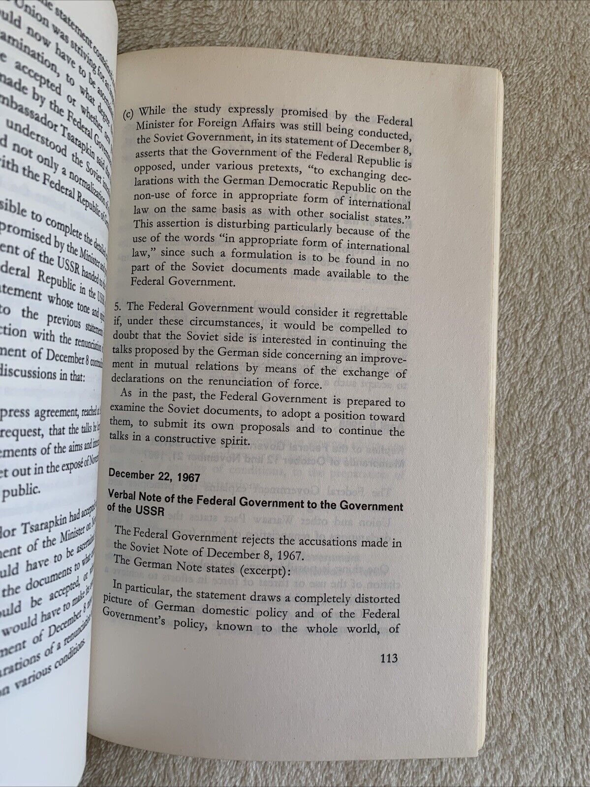 The treaty of August 12, 1970 between Federal Republic of Germany and the Soviet