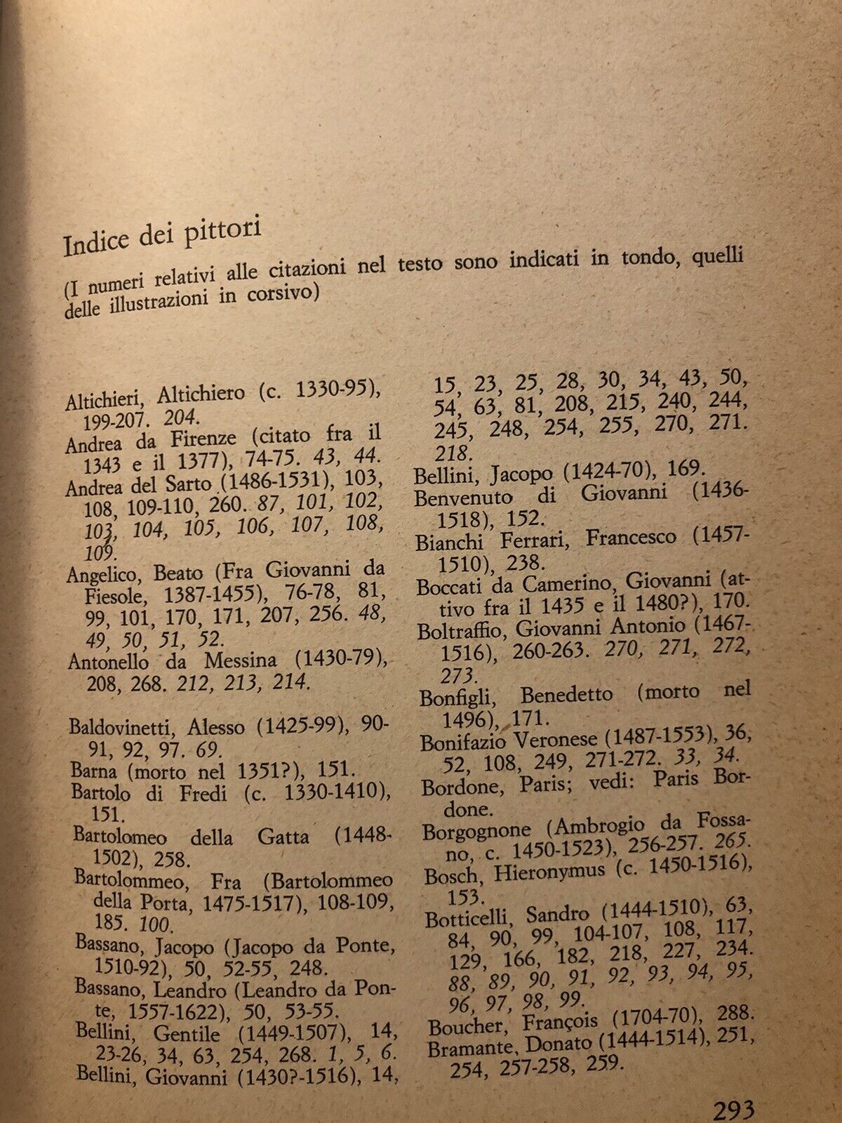 I Pittori italiani del rinascimento B. Berenson - Sansoni 1974