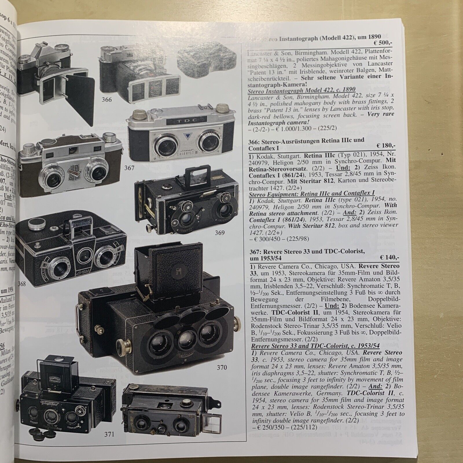 PHOTOGRAPHICA & FILM, 21 september 2019. Spezial Auktion #