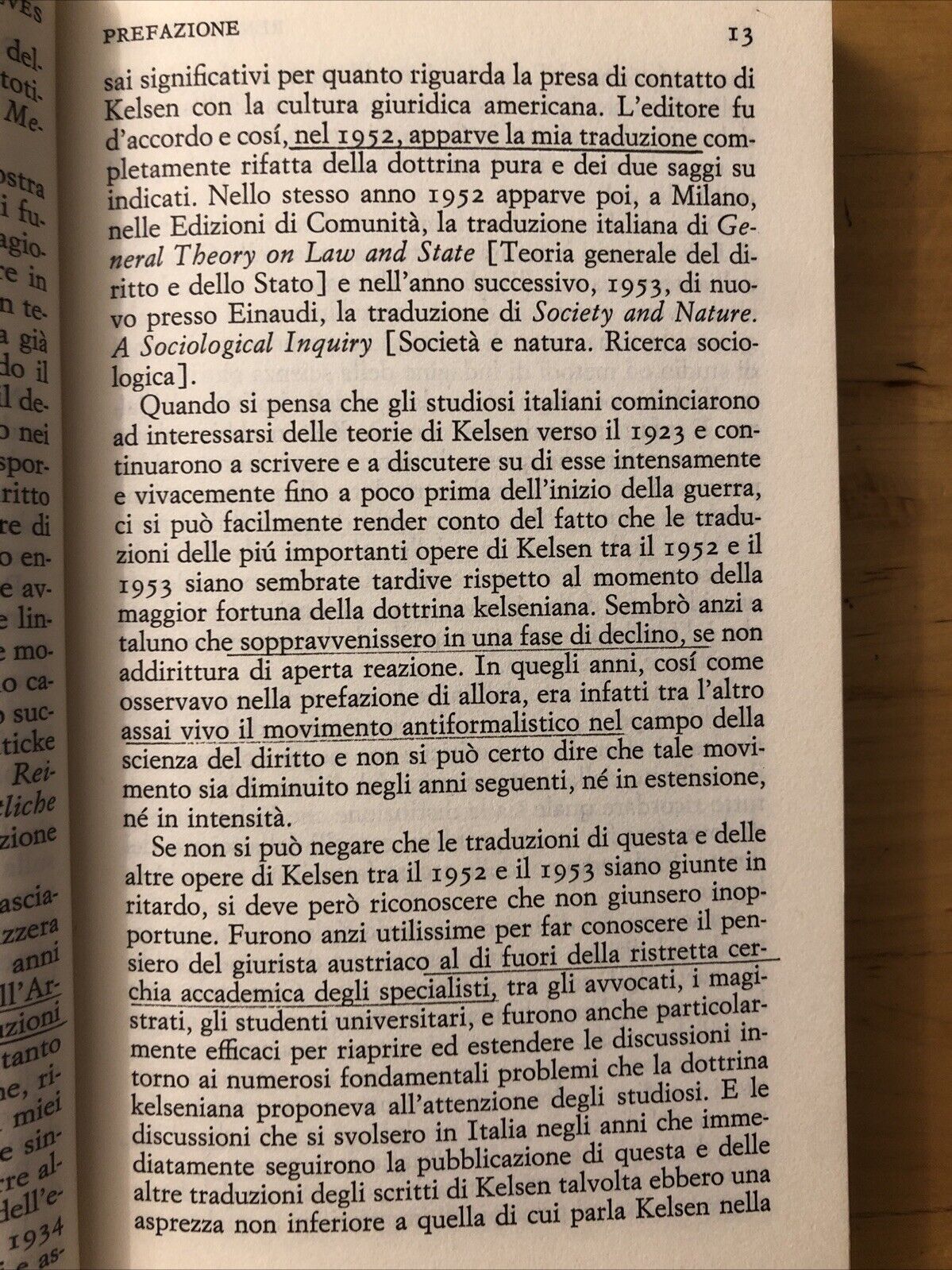 Lineamenti di dottrina pura del diritto, Hans Kelsen. Einaudi 1979